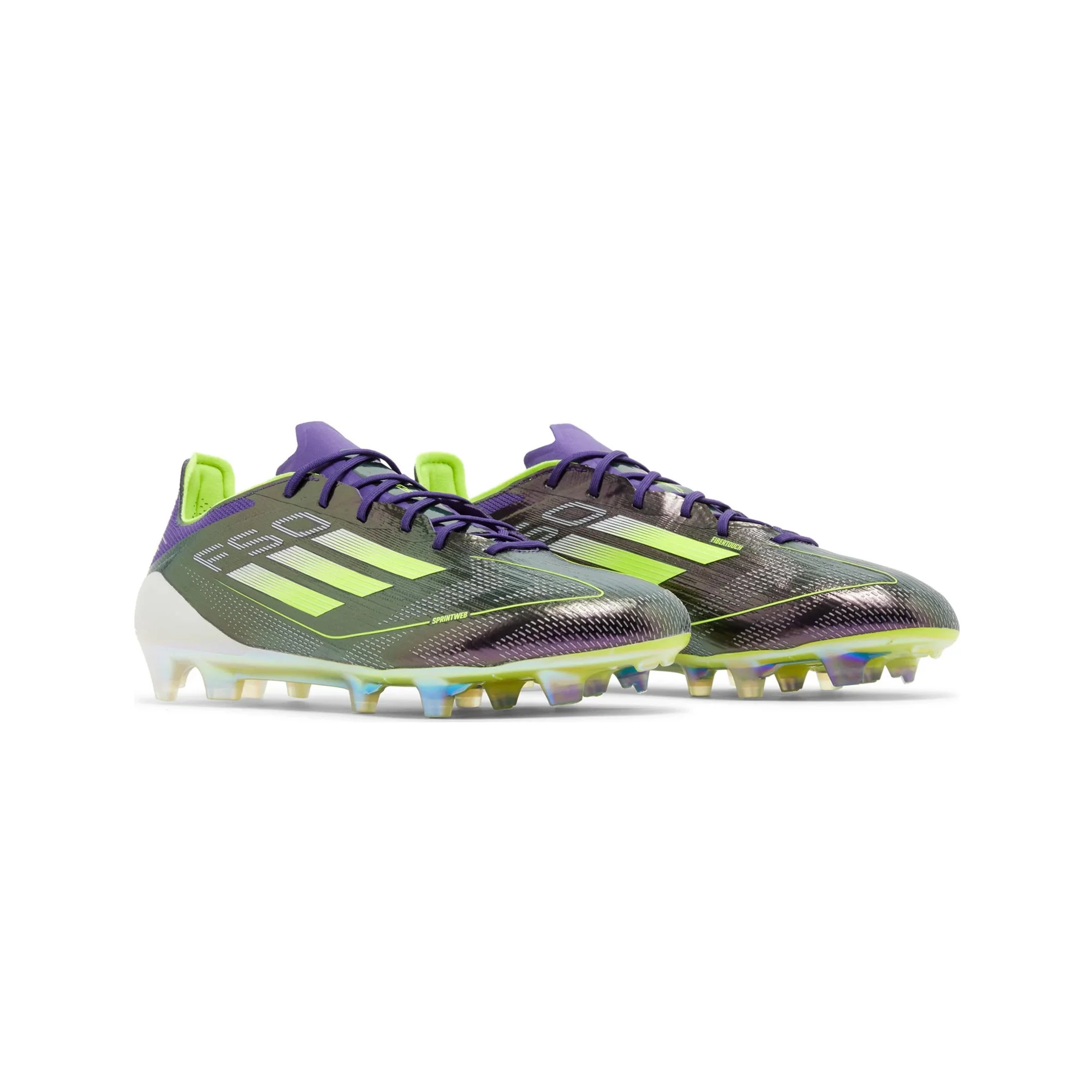 Adidas F50 Elite Fast Reborn FG 'Purple Lucid Lemon' (2024) - Image 2