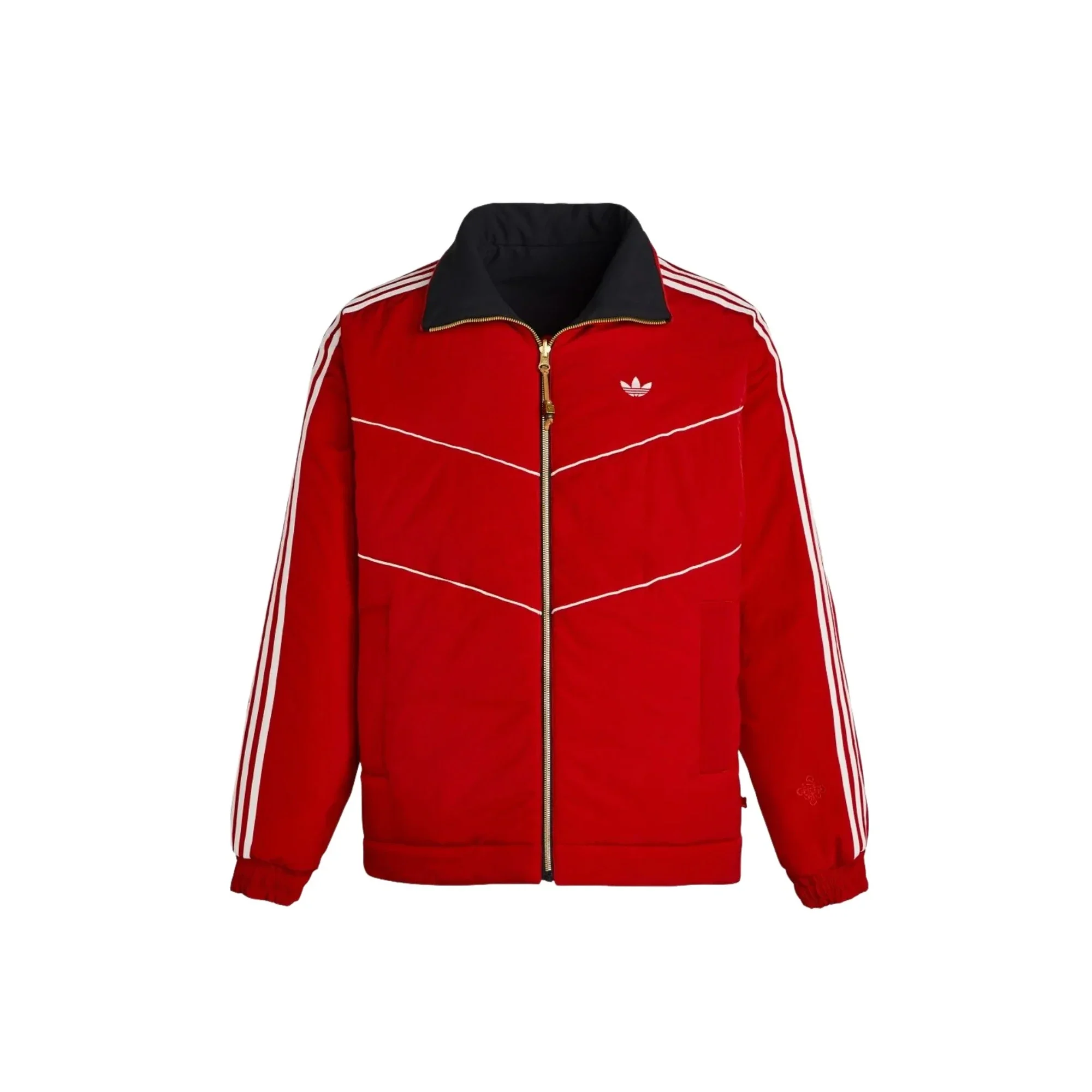 Adidas LNY Jacket Padded 'Black Better Scarlet' (2026) - Image 2