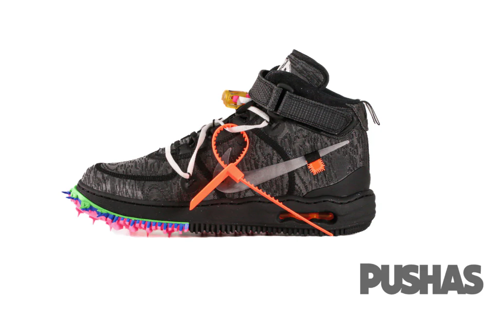 Nike Air Force 1 Mid 'Off-White Black' (2022) - Image 5