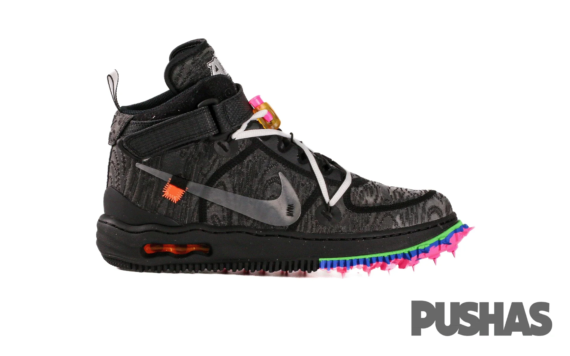 Nike Air Force 1 Mid 'Off-White Black' (2022) - Image 8