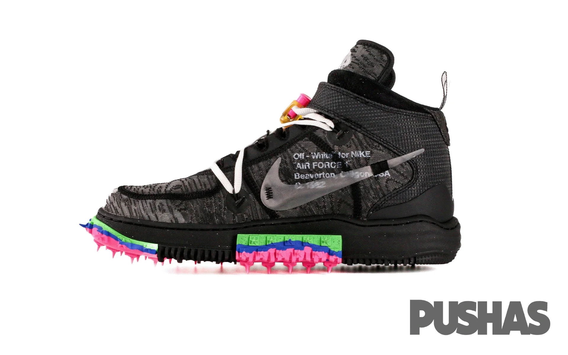 Nike Air Force 1 Mid 'Off-White Black' (2022) - Image 9