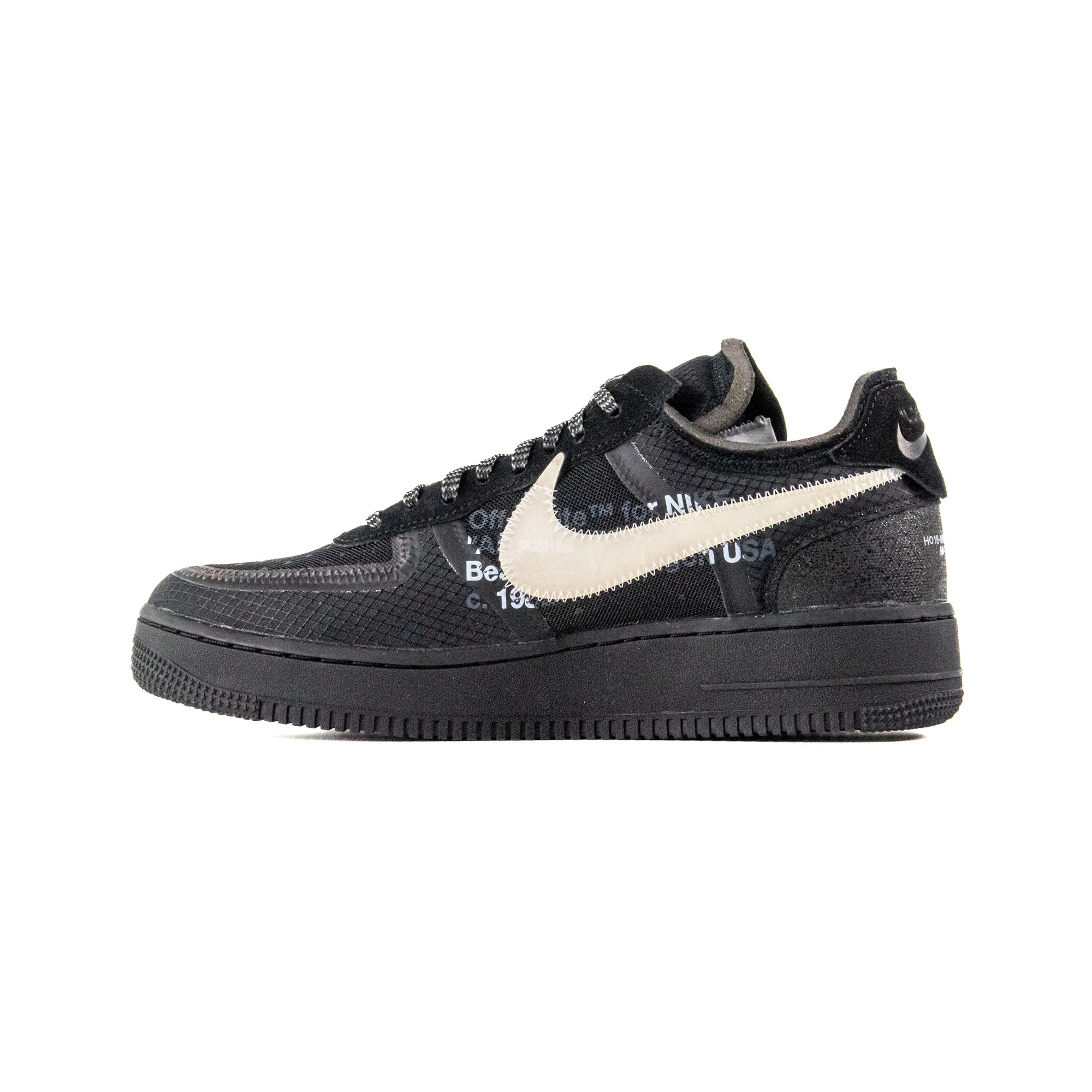 Nike Air Force 1 Low 'Off-White Black White' (2018) - Image 3