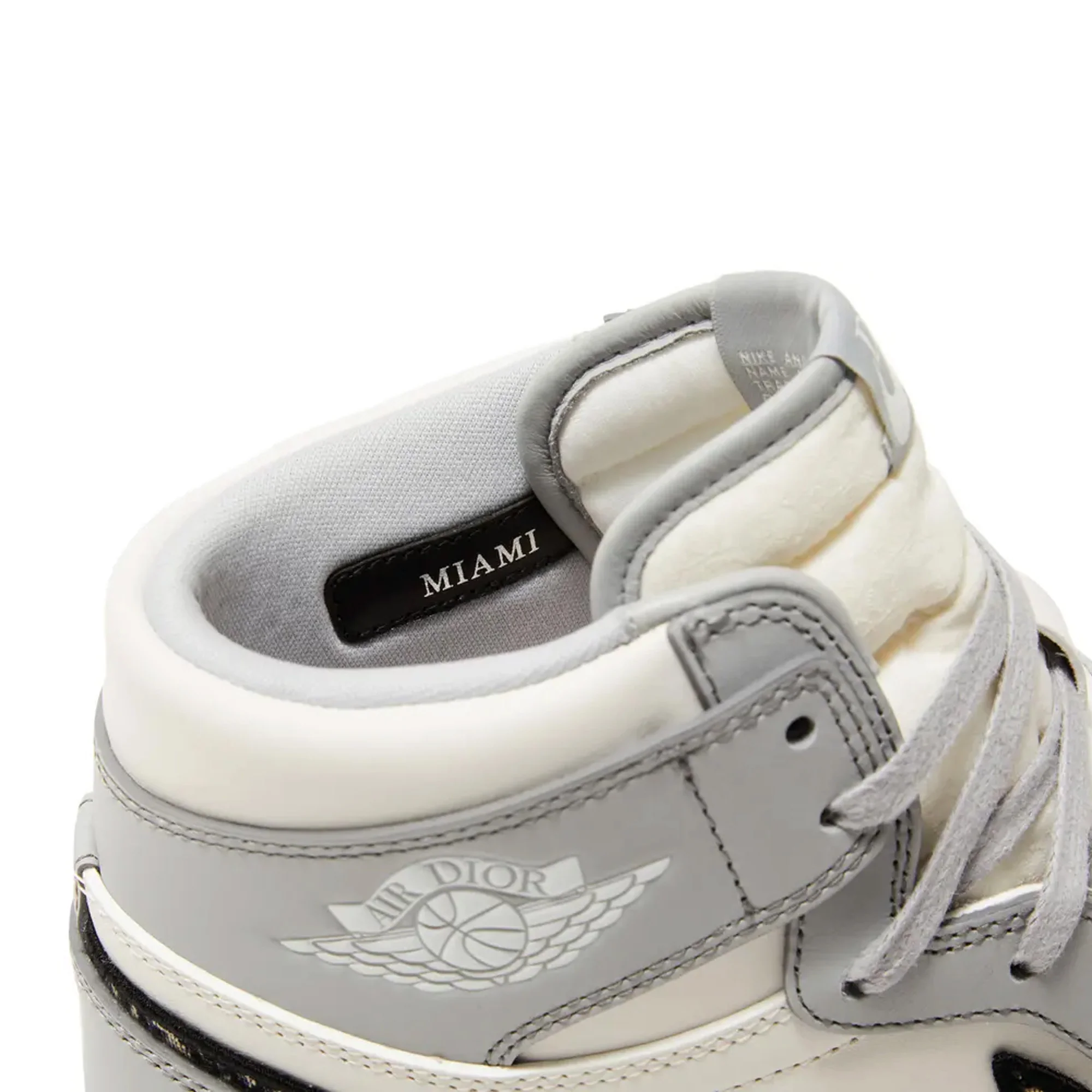 Nike Air Jordan 1 Retro High x DIOR 'Wolf Grey' (2020) - Image 8