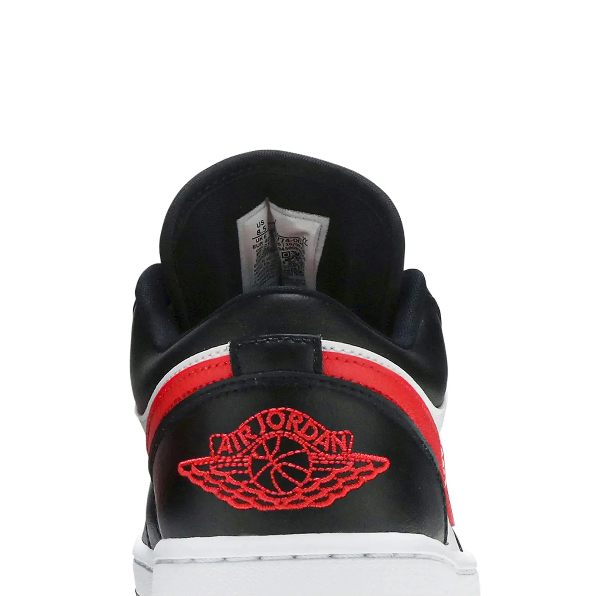 Air Jordan 1 Low 'Black Siren Red' Women's (2021) - Image 7