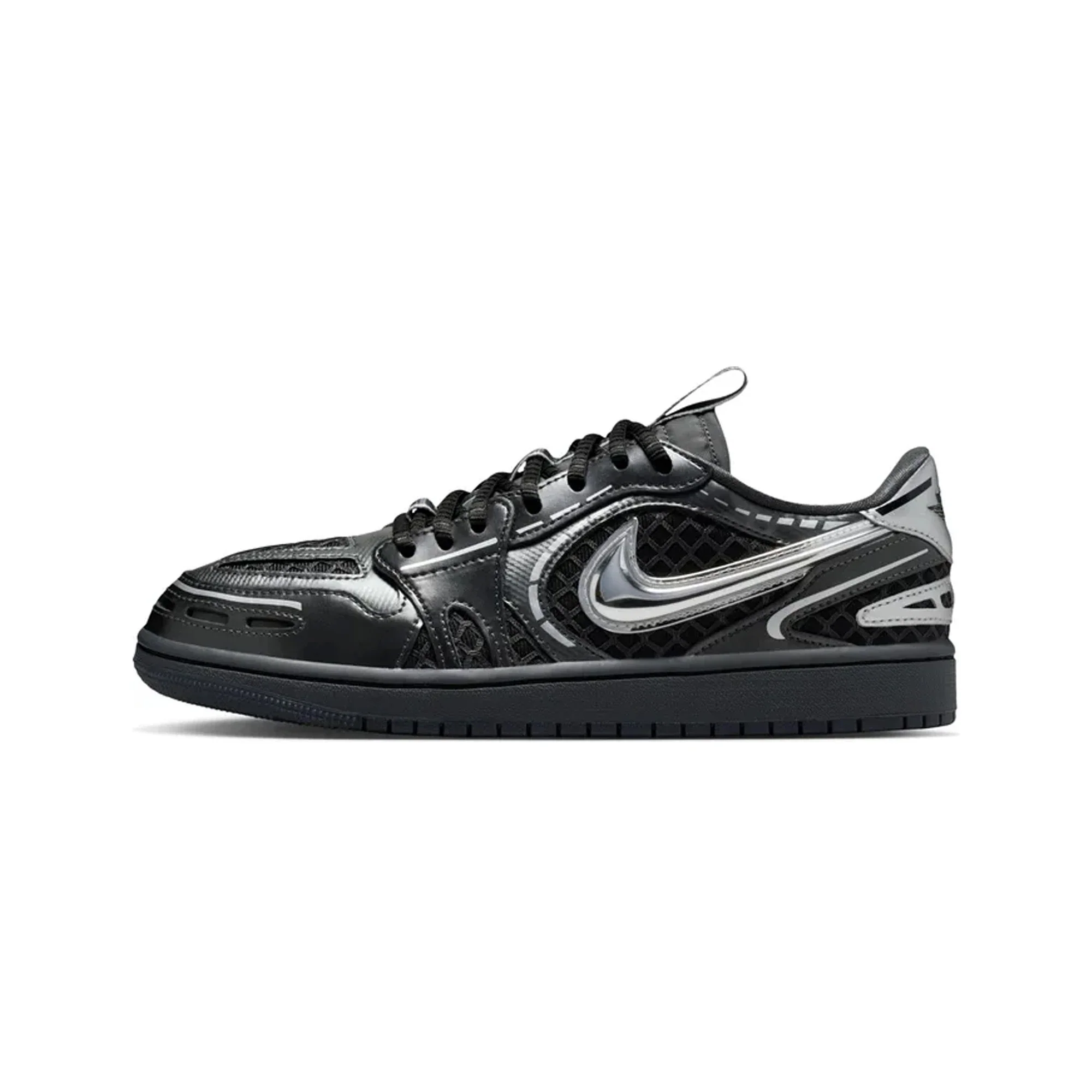 Air Jordan 1 Low Method of Make V3 'Black Metallic Silver' Women's (2025) - Image 3