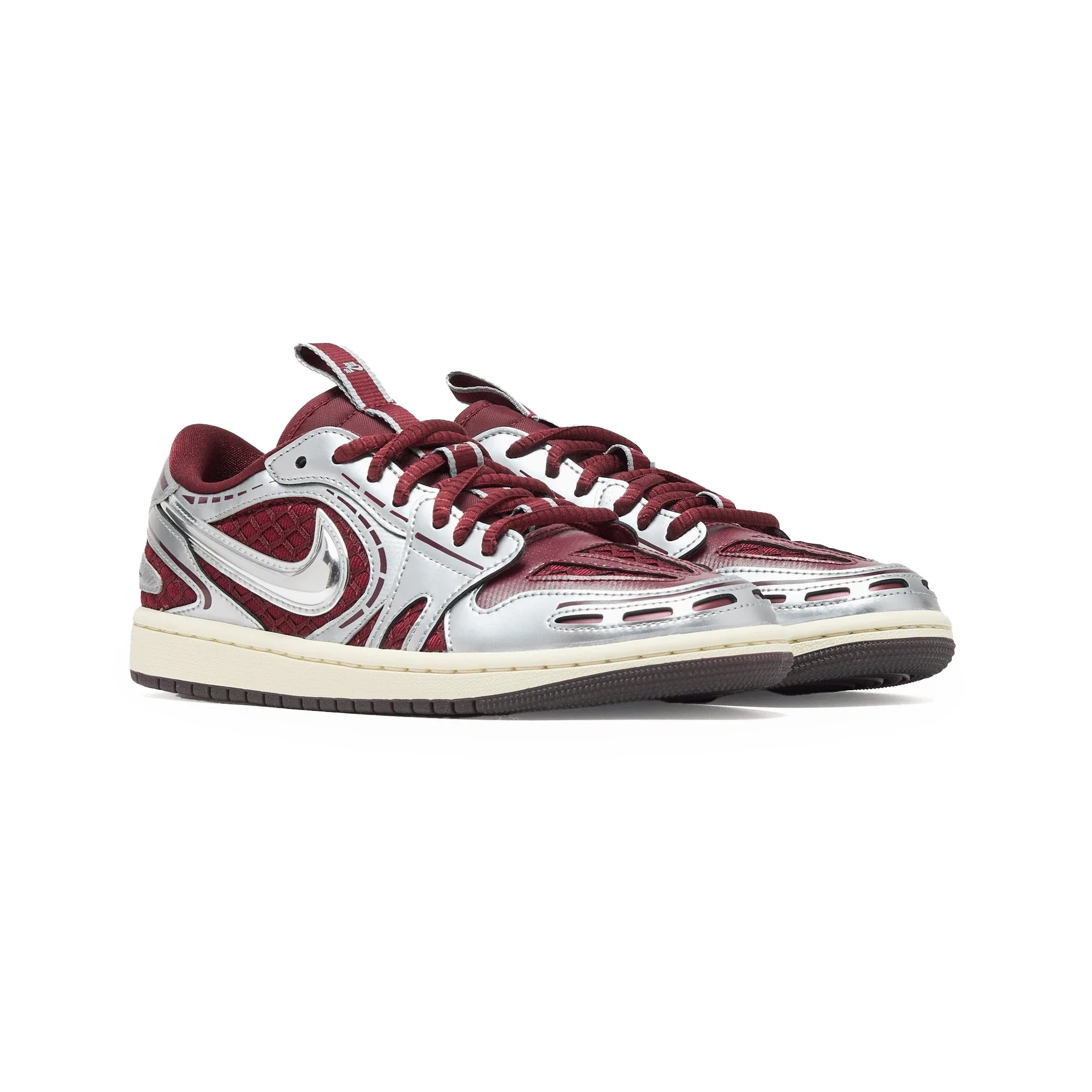 Air Jordan 1 Low Method of Make V3 'Dark Team Red Metallic Silver' Women's (2025) - Image 2