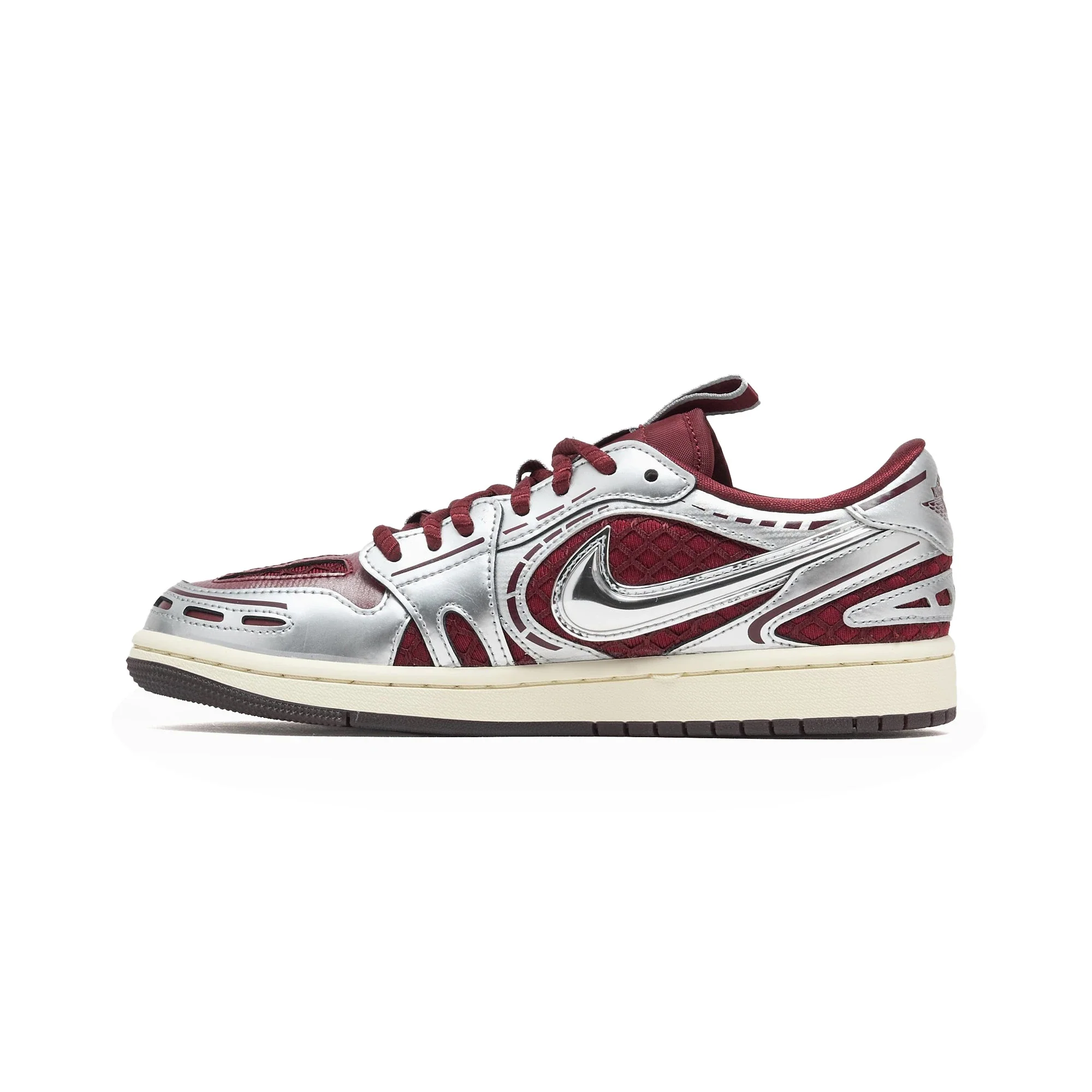 Air Jordan 1 Low Method of Make V3 'Dark Team Red Metallic Silver' Women's (2025) - Image 3