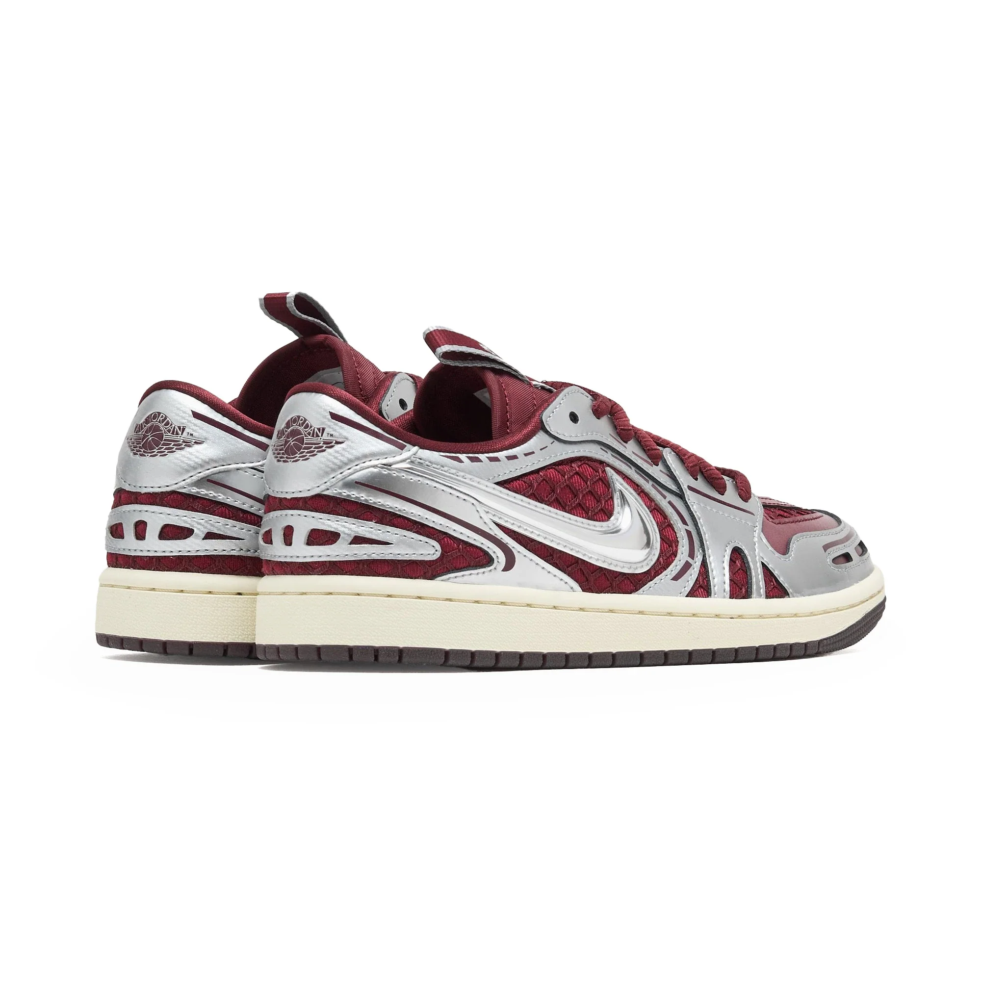 Air Jordan 1 Low Method of Make V3 'Dark Team Red Metallic Silver' Women's (2025) - Image 5