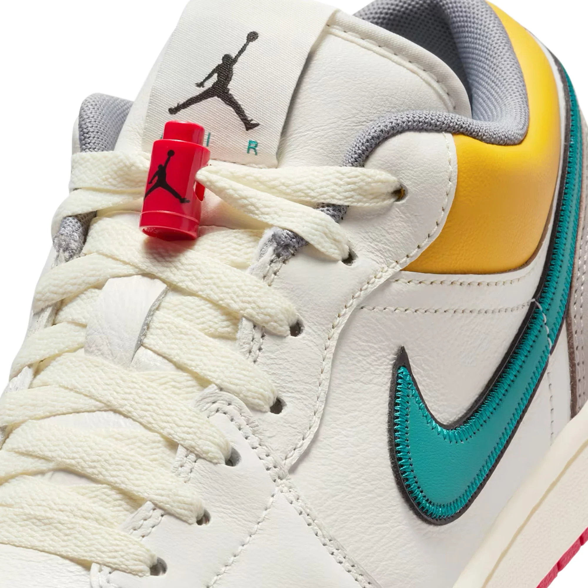 Air Jordan 1 Low Premium 'Sail Yellow Ochre' (2019) - Image 7