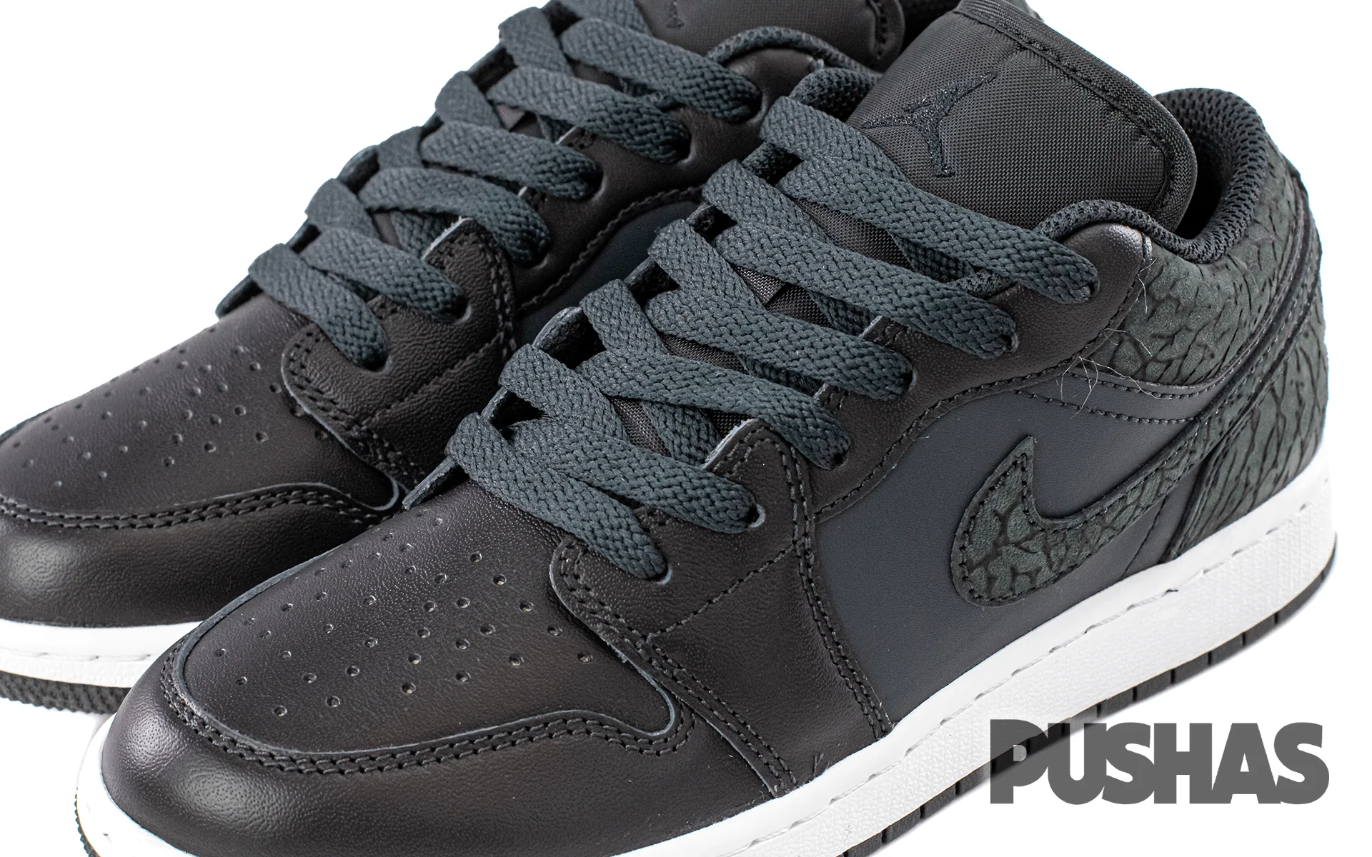 Air Jordan 1 Low SE 'Black Elephant' GS (2023) - Image 7