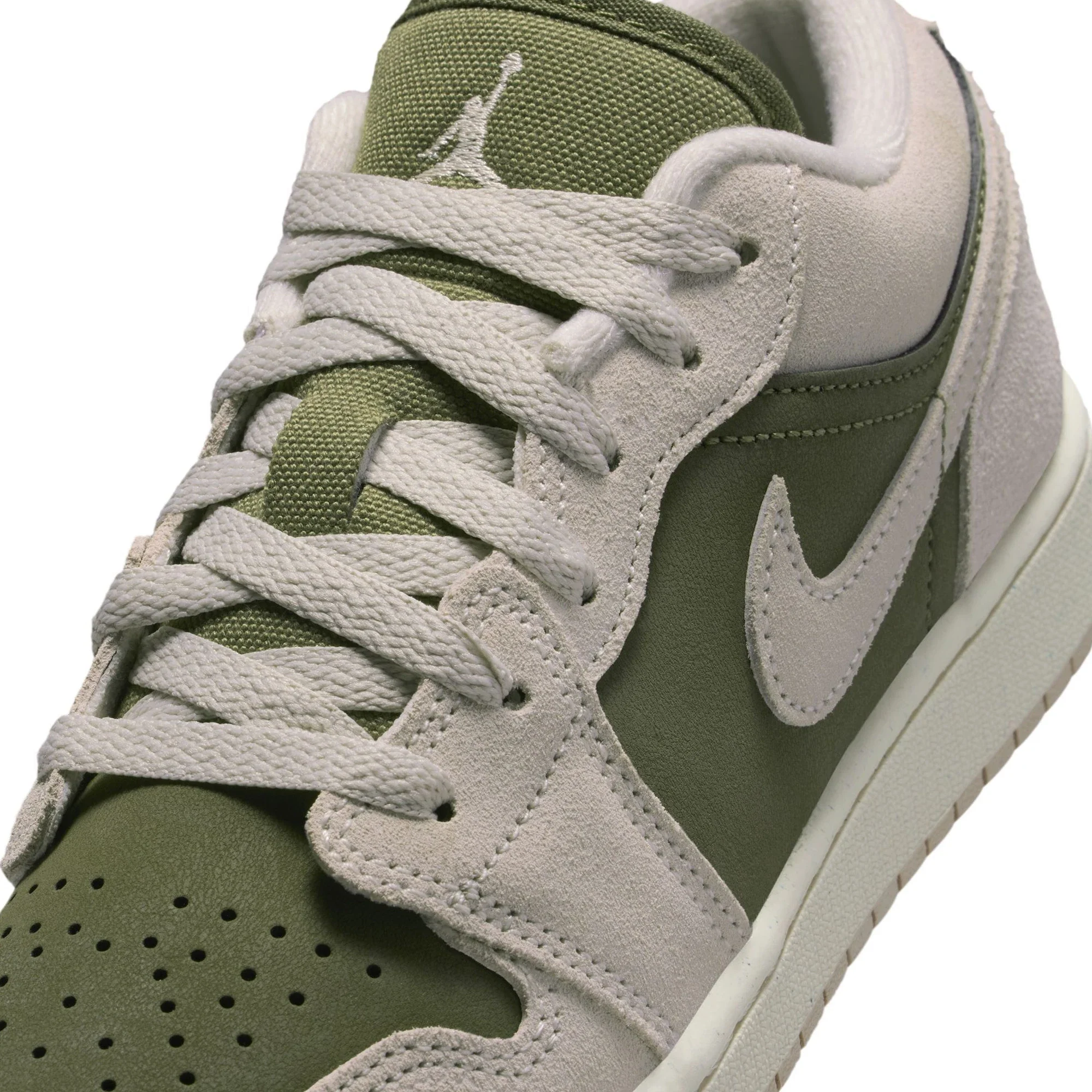 Air Jordan 1 Low SE 'Medium Olive Sail' GS (2025) - Image 6