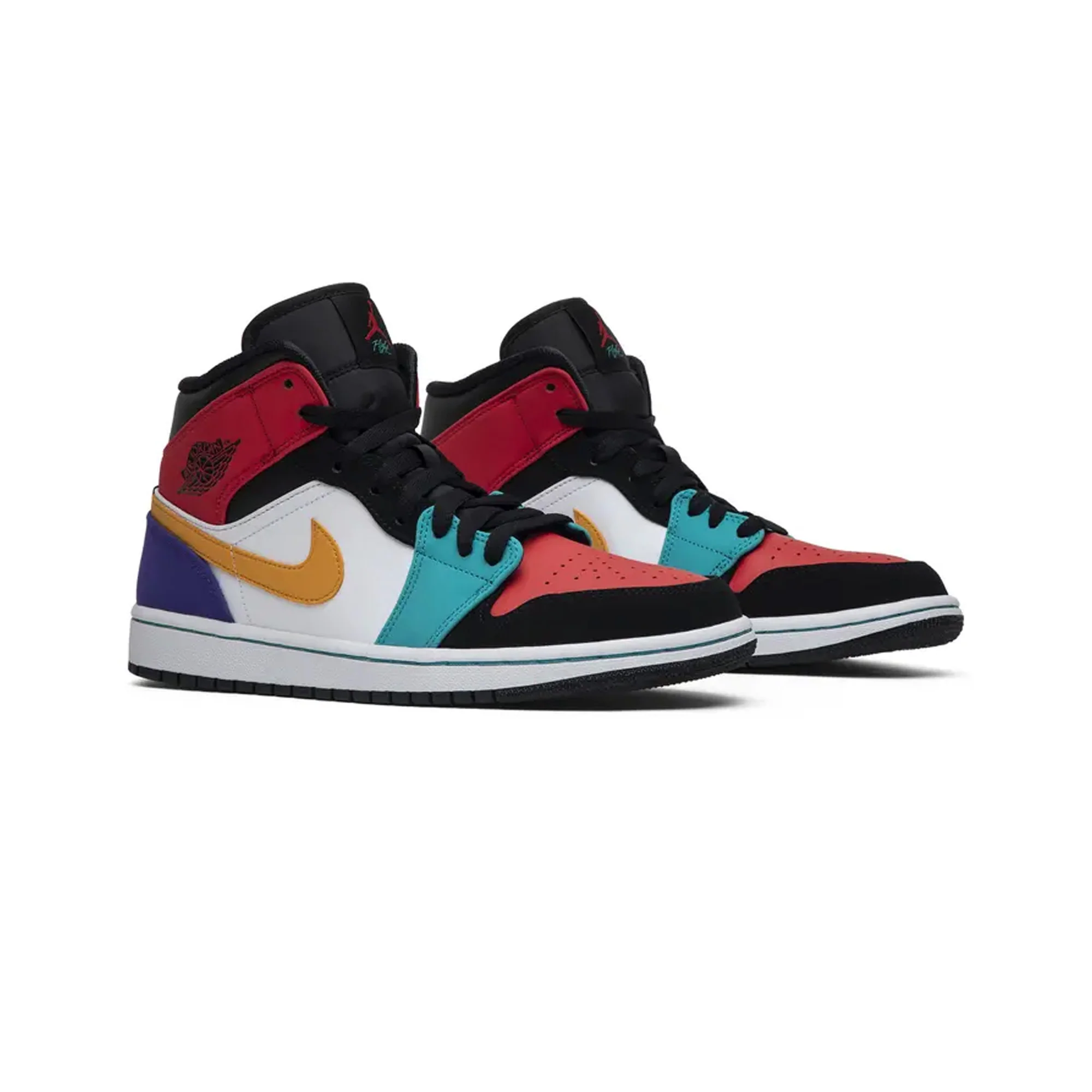 Air Jordan 1 Mid 'Bred Multi-Colour' (New) - Image 2