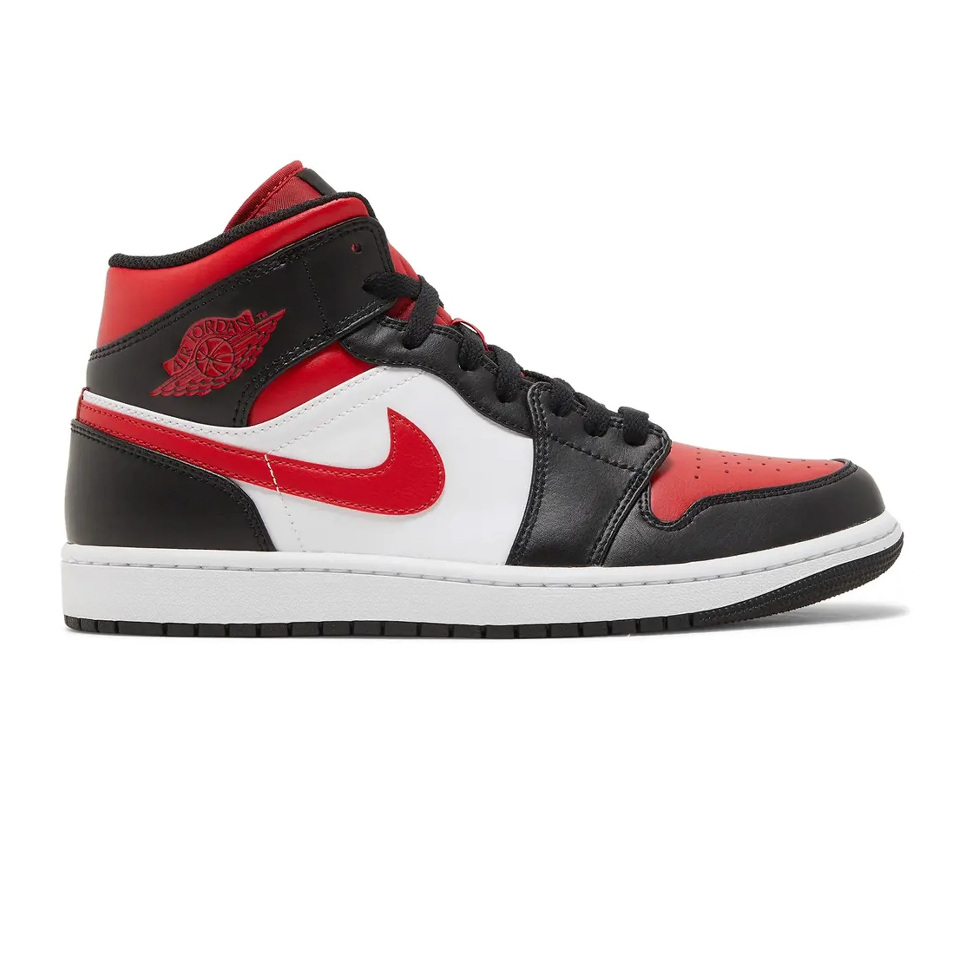 Air Jordan 1 Mid 'Bred Toe' GS (2022)