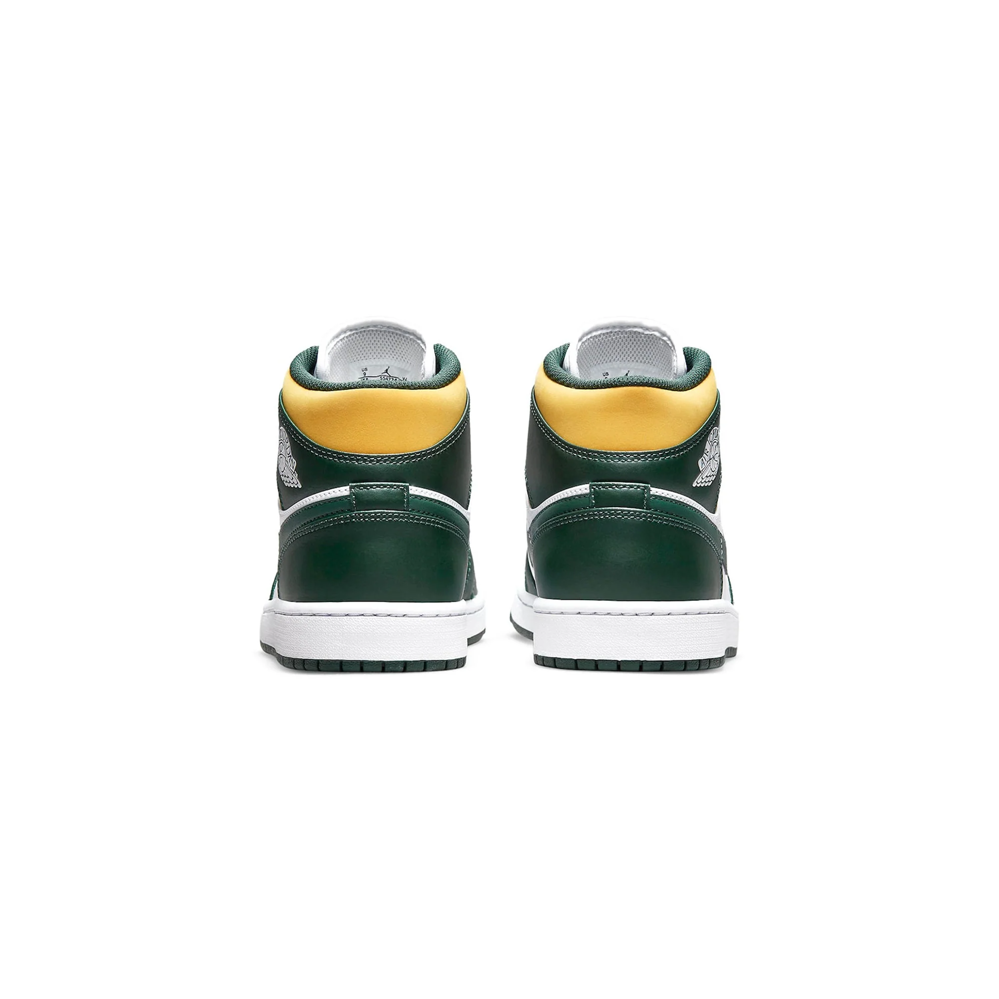 Air Jordan 1 Mid 'Green & Gold' - Image 4