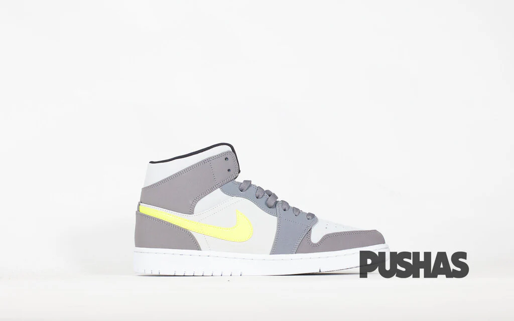 Air Jordan 1 Mid 'Gunsmoke Volt' - Image 12