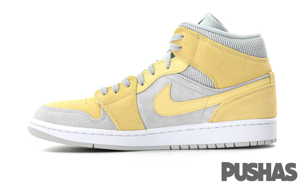Air Jordan 1 Mid 'Mixed Textures Yellow' (2020) - Image 3