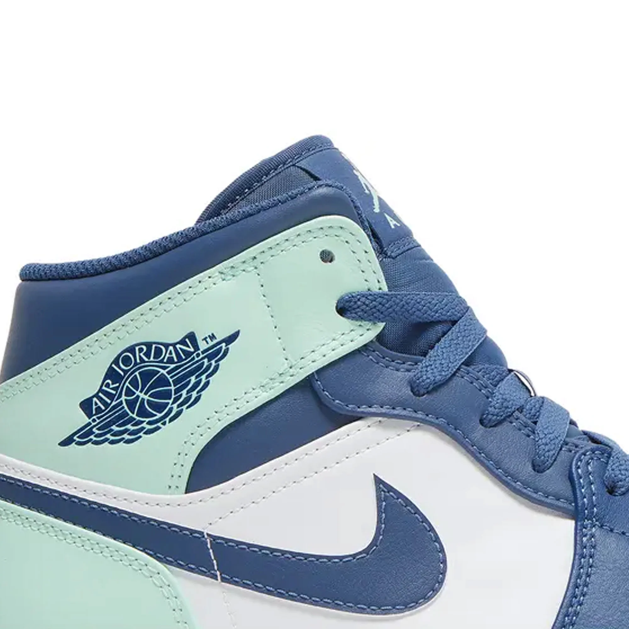 Air Jordan 1 Mid 'Mystic Navy Mint Foam' (2022) - Image 6