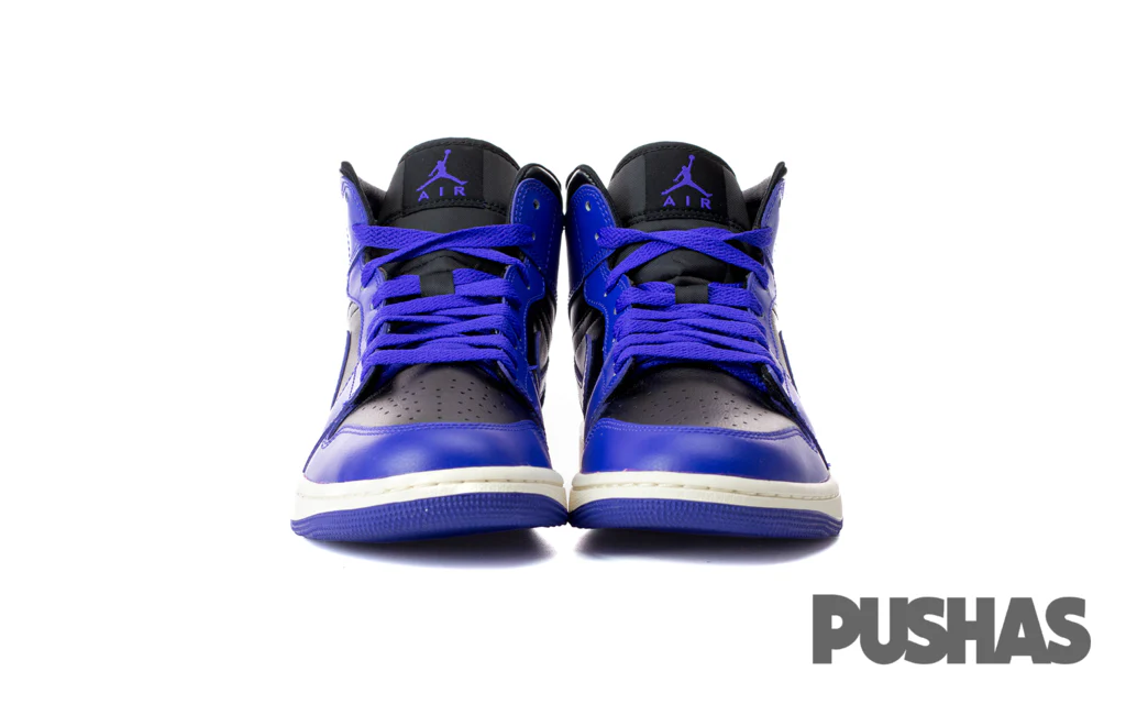 Air Jordan 1 Mid 'Purple Black' Women's (2022) - Image 4