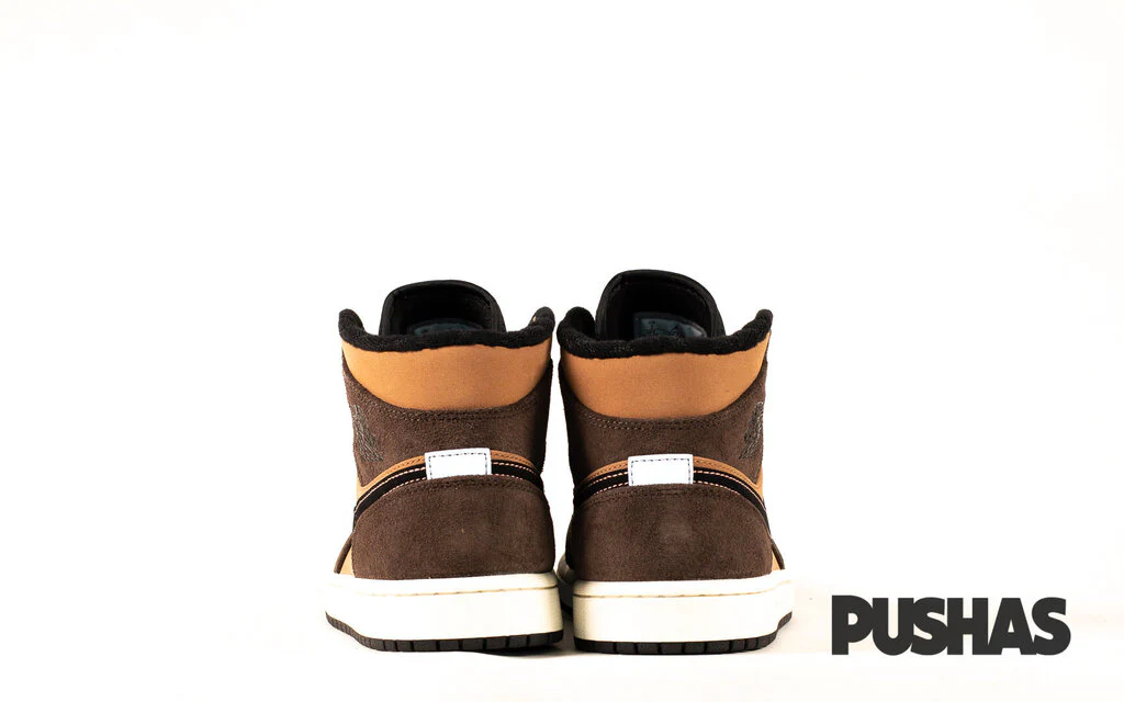 Air Jordan 1 Mid SE 'Dark Chocolate' (2021) - Image 3