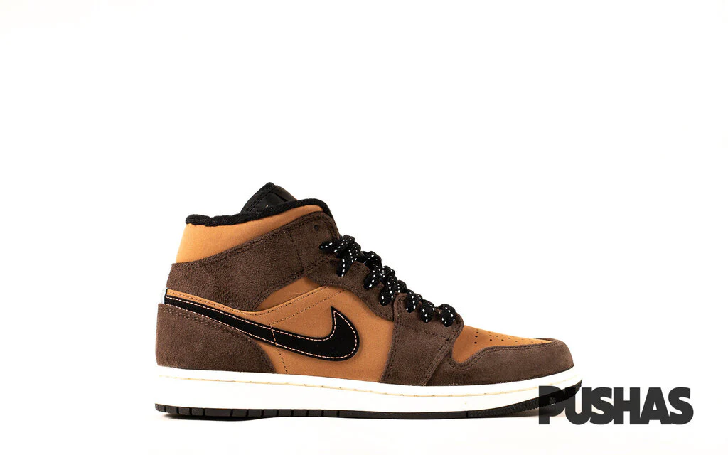 Air Jordan 1 Mid SE 'Dark Chocolate' (2021) - Image 4