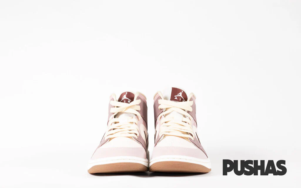 Air Jordan 1 Mid SE 'Dark Pony Smoky Mauve' W (2021) - Image 2