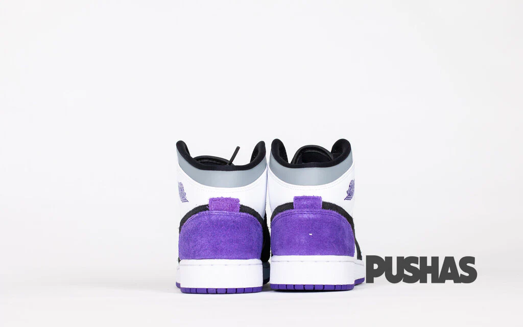 Air Jordan 1 Mid SE 'Purple' GS - Image 3