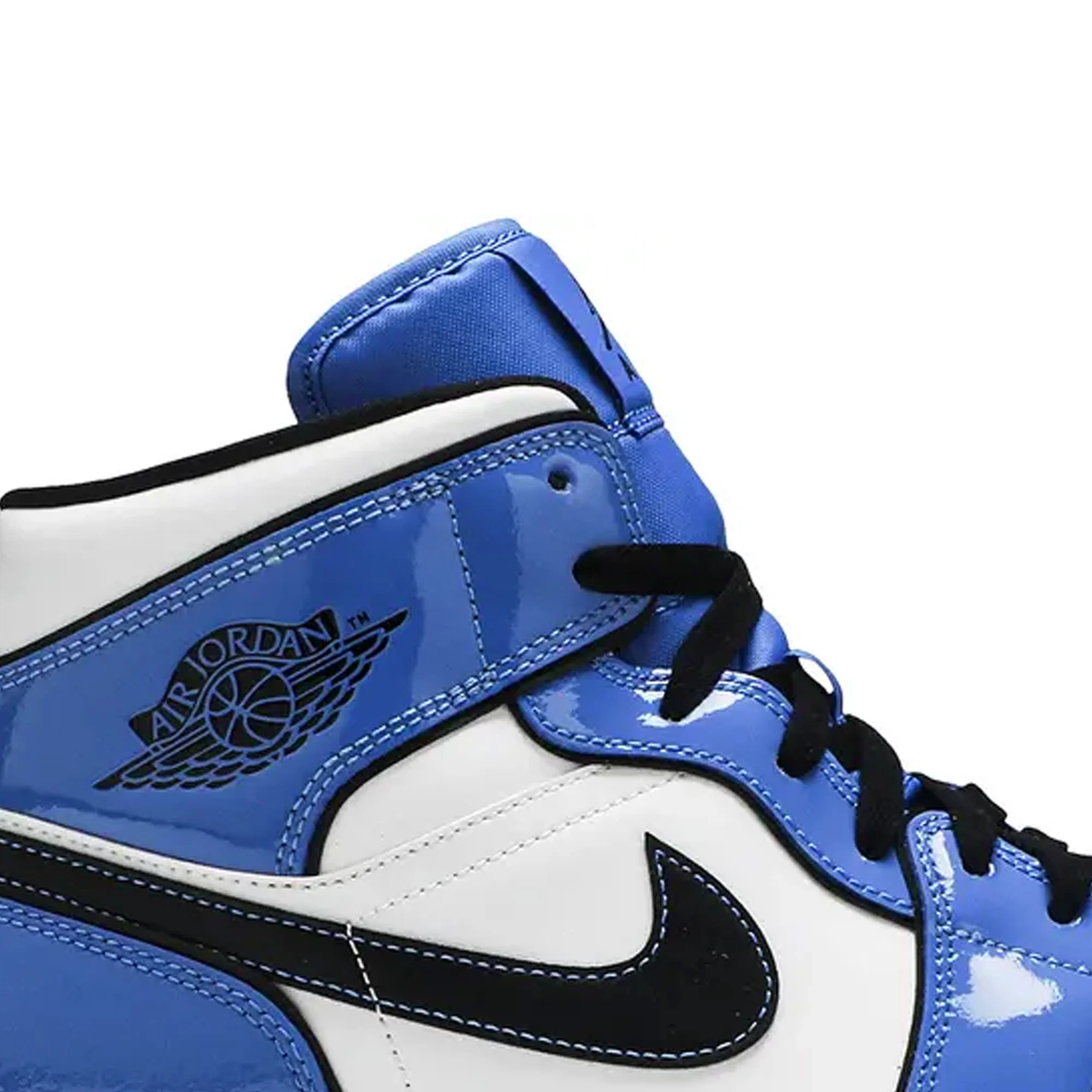 Air Jordan 1 Mid 'Signal Blue' - Image 6