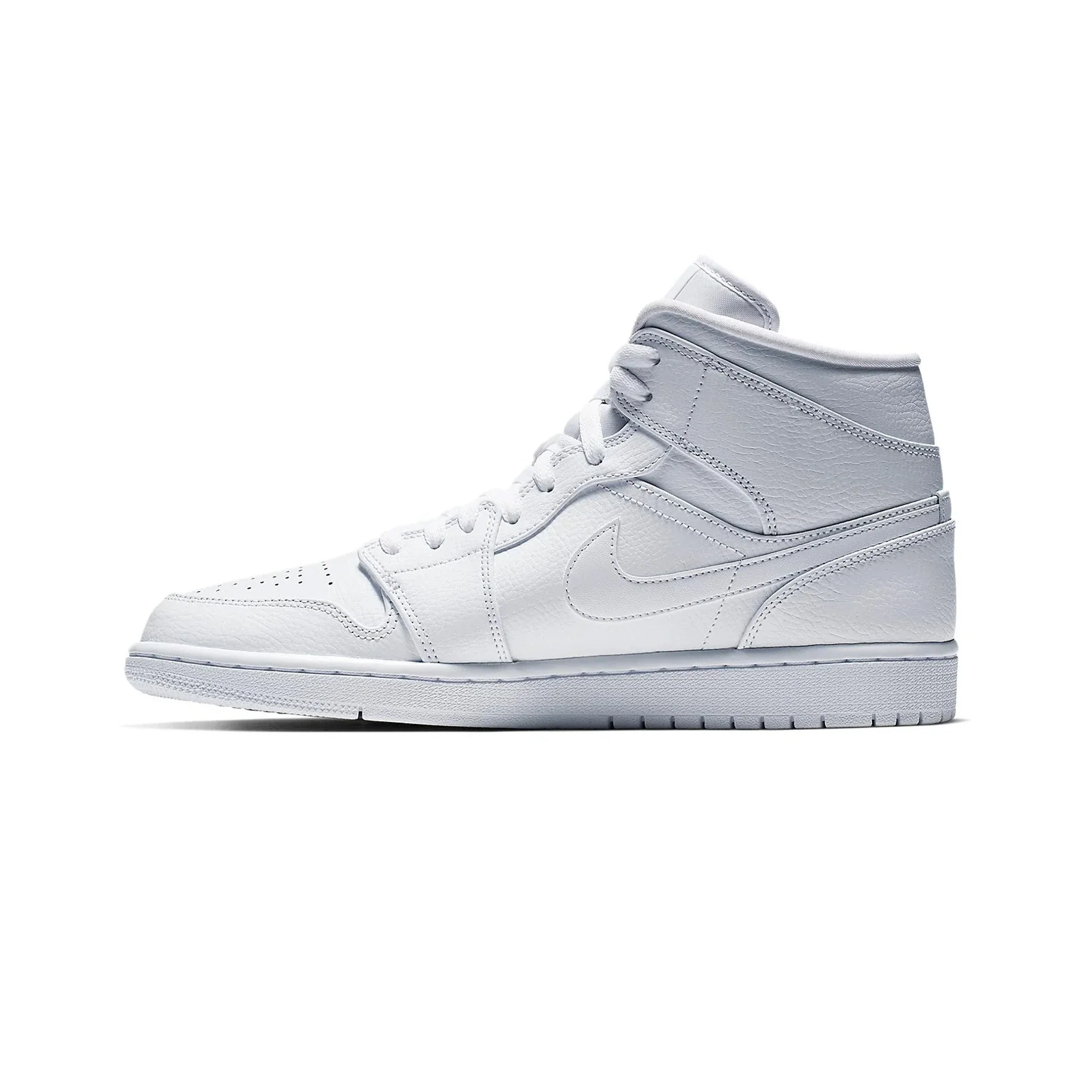 Air Jordan 1 Mid 'Triple White' (2019) - Image 3