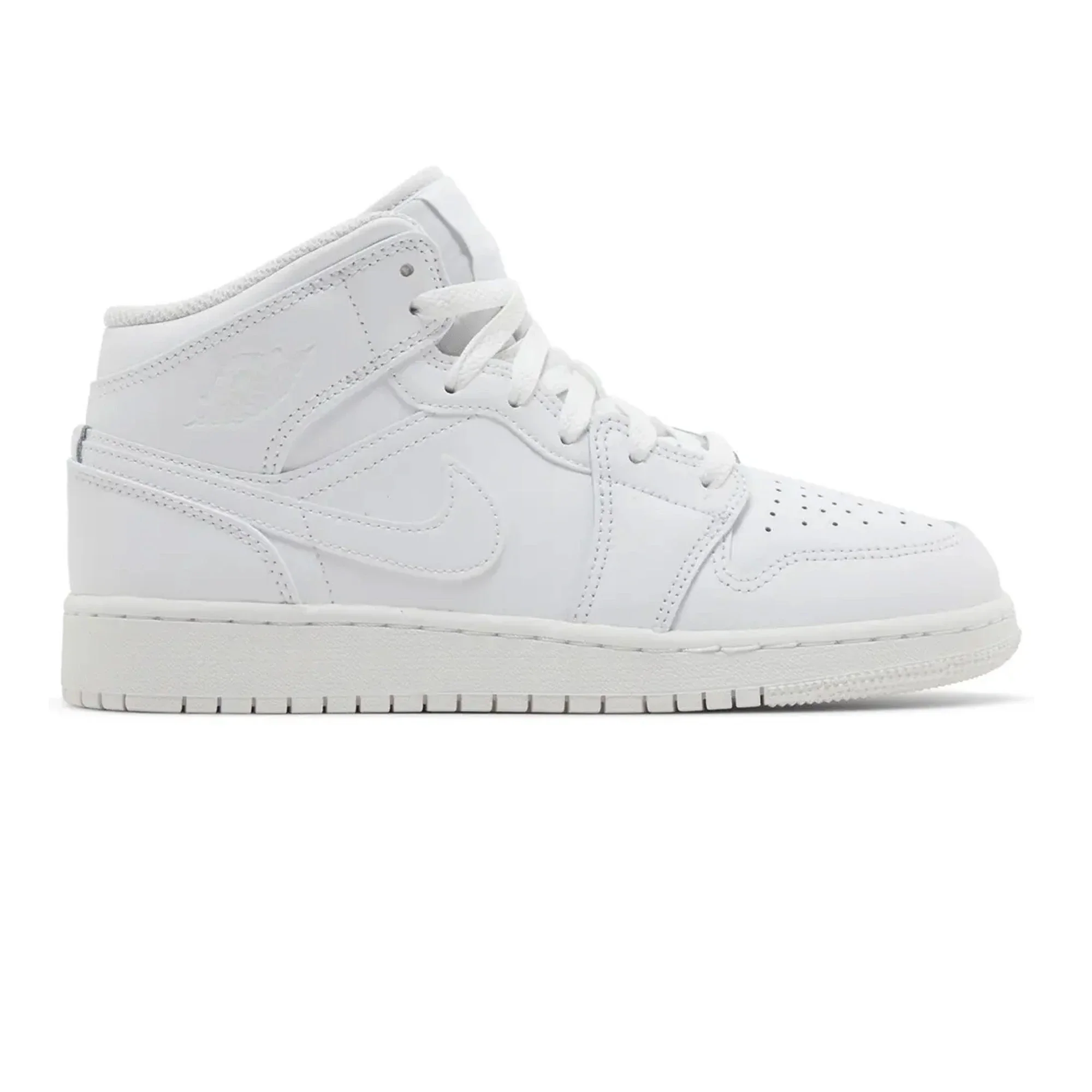 Air Jordan 1 Mid 'Triple White' GS (2023)