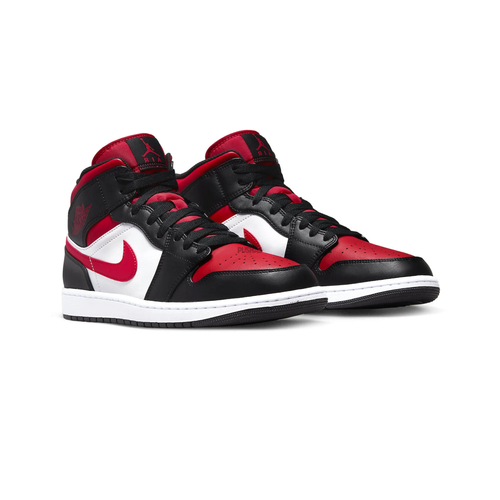 Air Jordan 1 Mid 'White Black Red' (2022) - Image 2