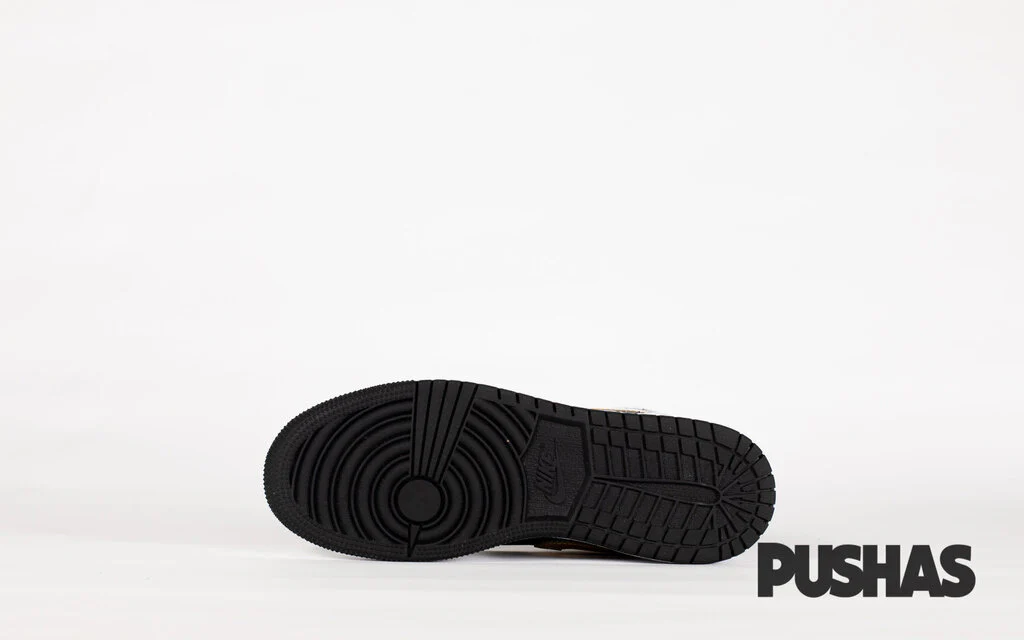Air Jordan 1 Mid 'White Gold Black' GS - Image 5
