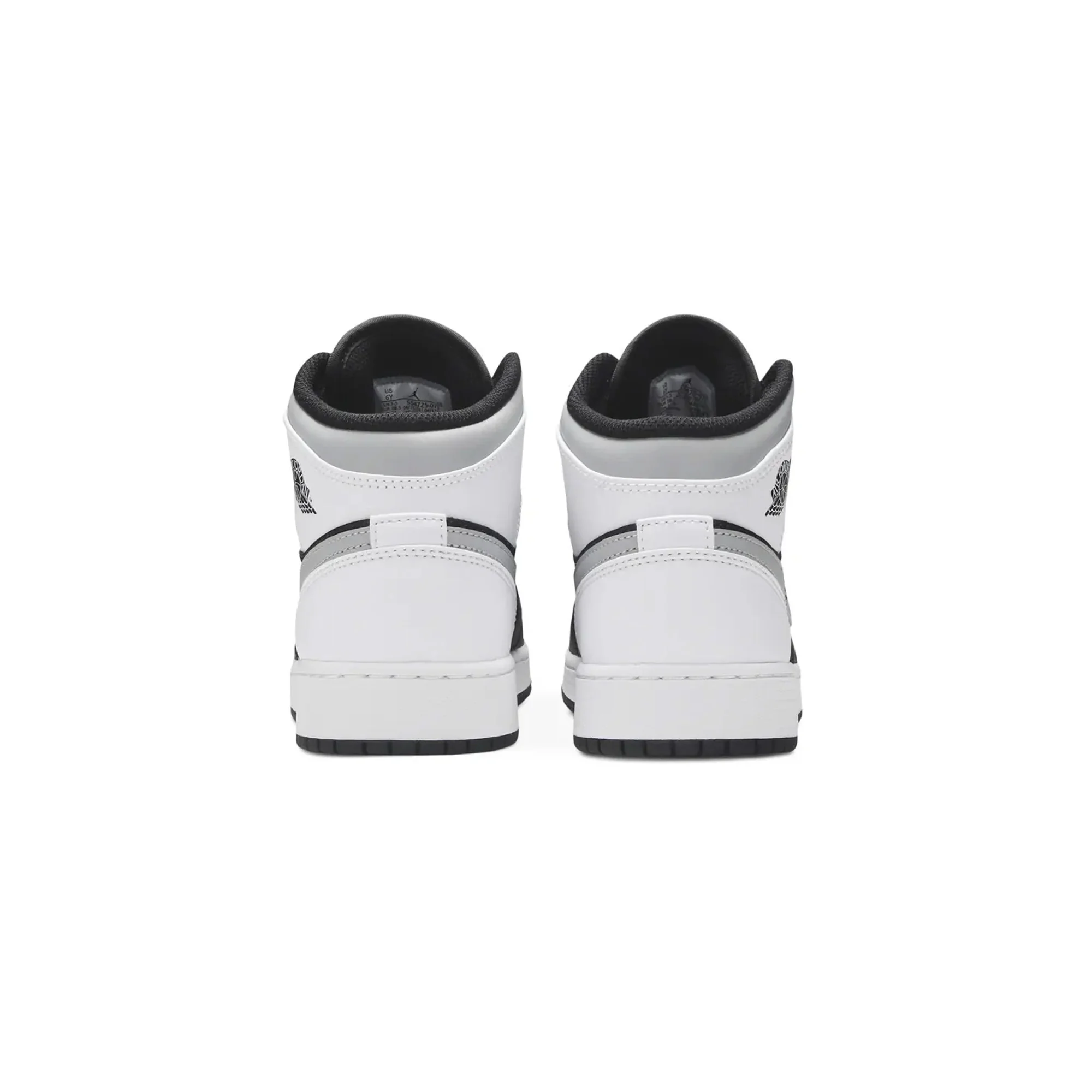 Air Jordan 1 Mid 'White Shadow' GS - Image 4