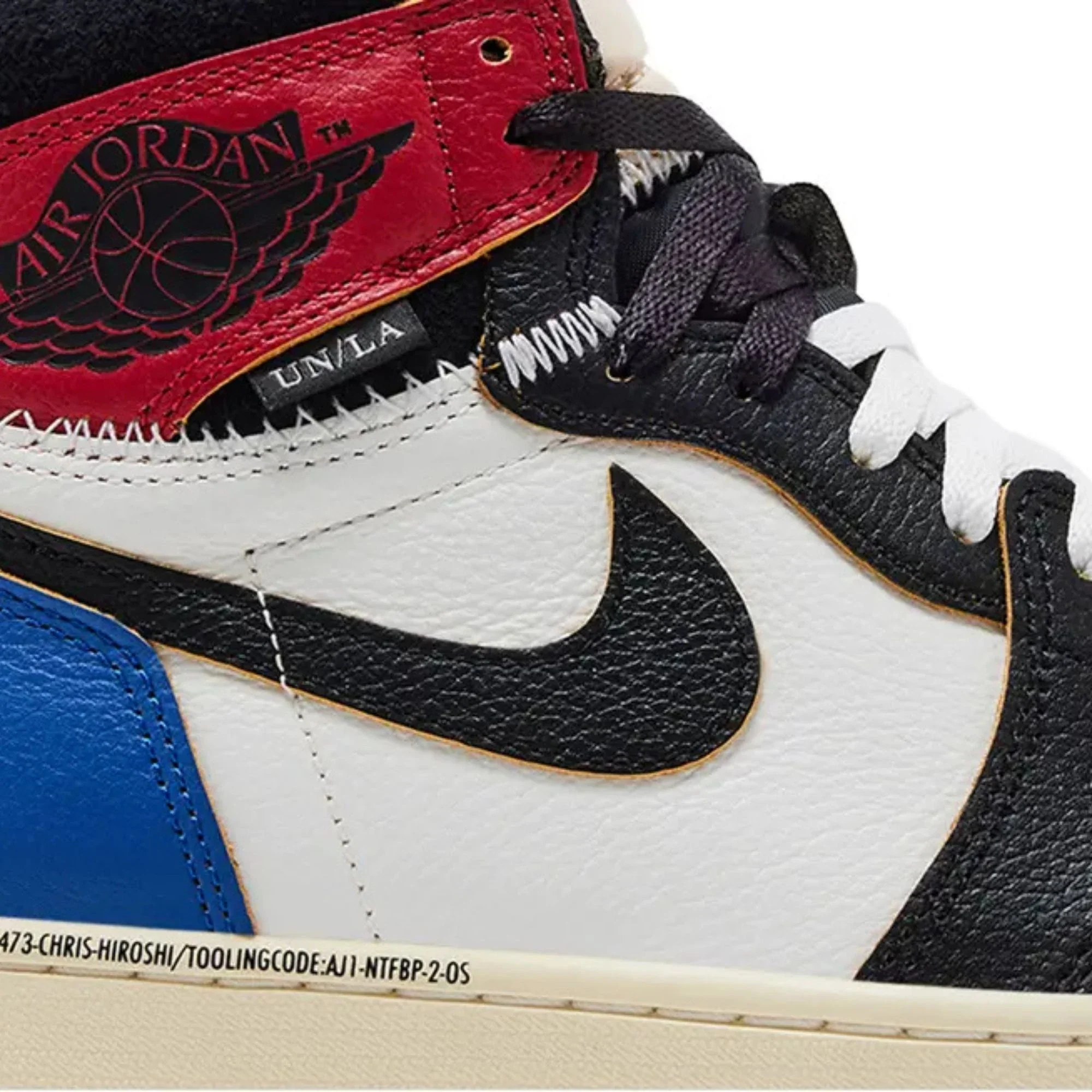 Air Jordan 1 Retro High OG SP x Fragment x Union LA 'Varsity Red Sport Royal' (2026) - Image 7