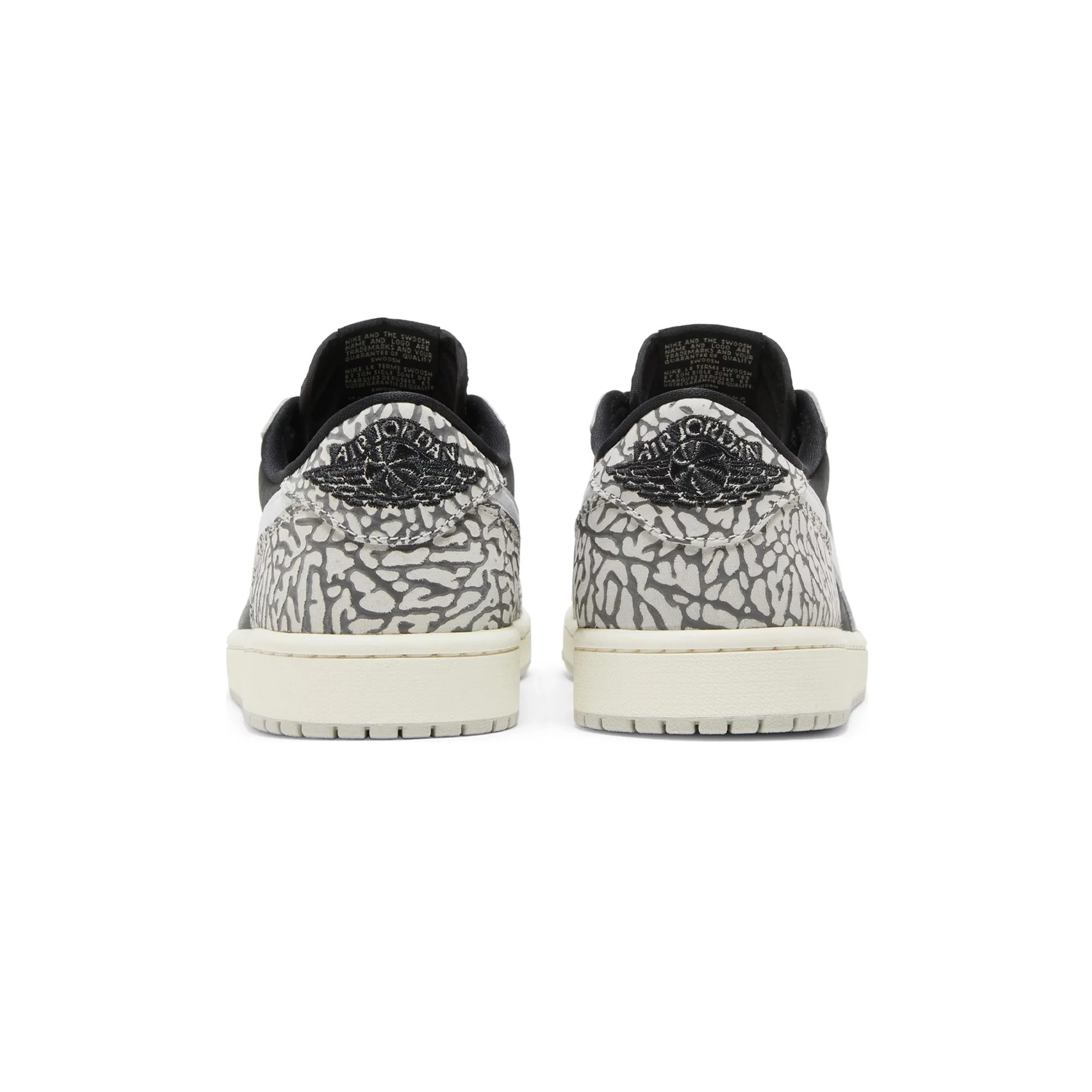 Air Jordan 1 Retro Low OG 'Black Cement' GS - Image 4