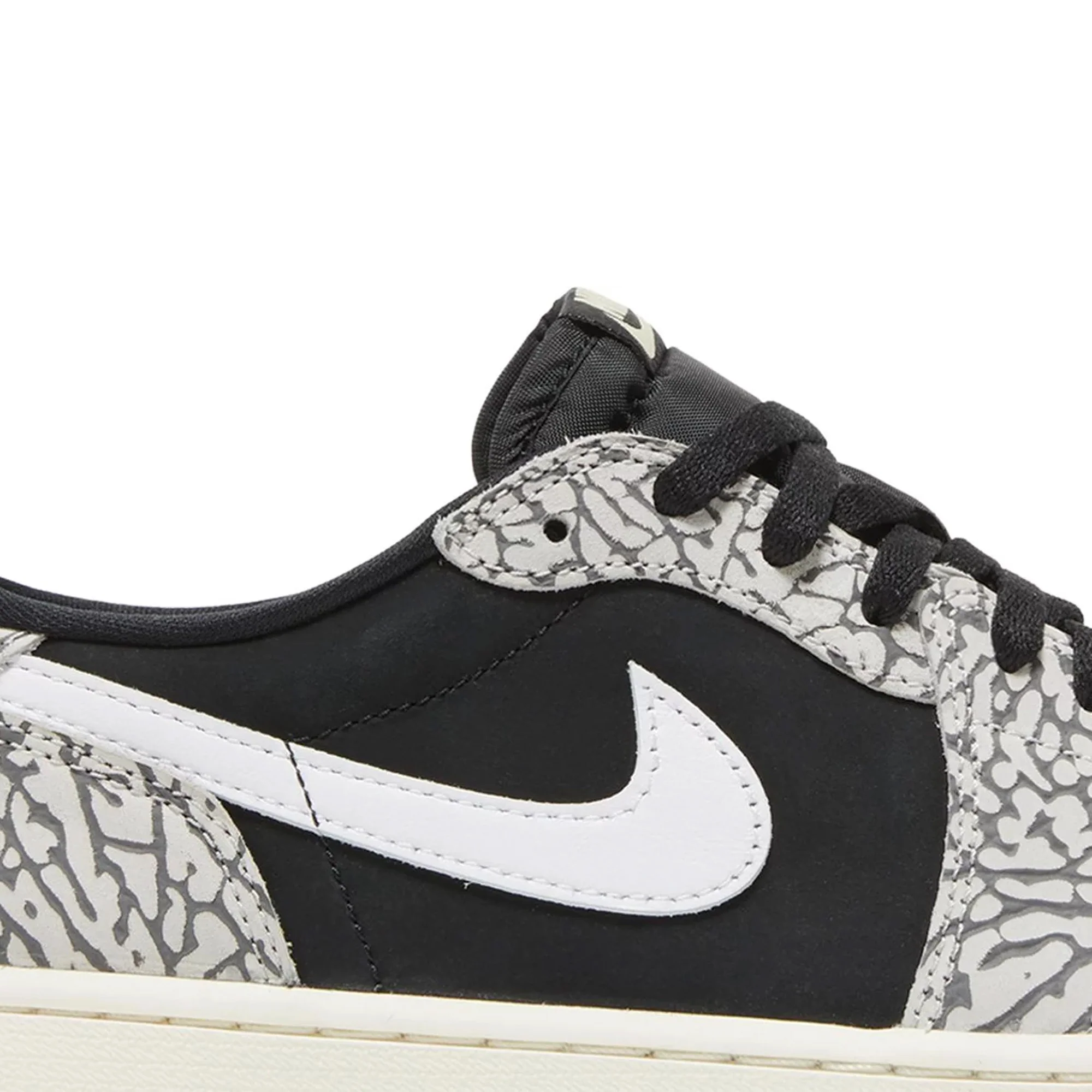 Air Jordan 1 Retro Low OG 'Black Cement' GS - Image 8