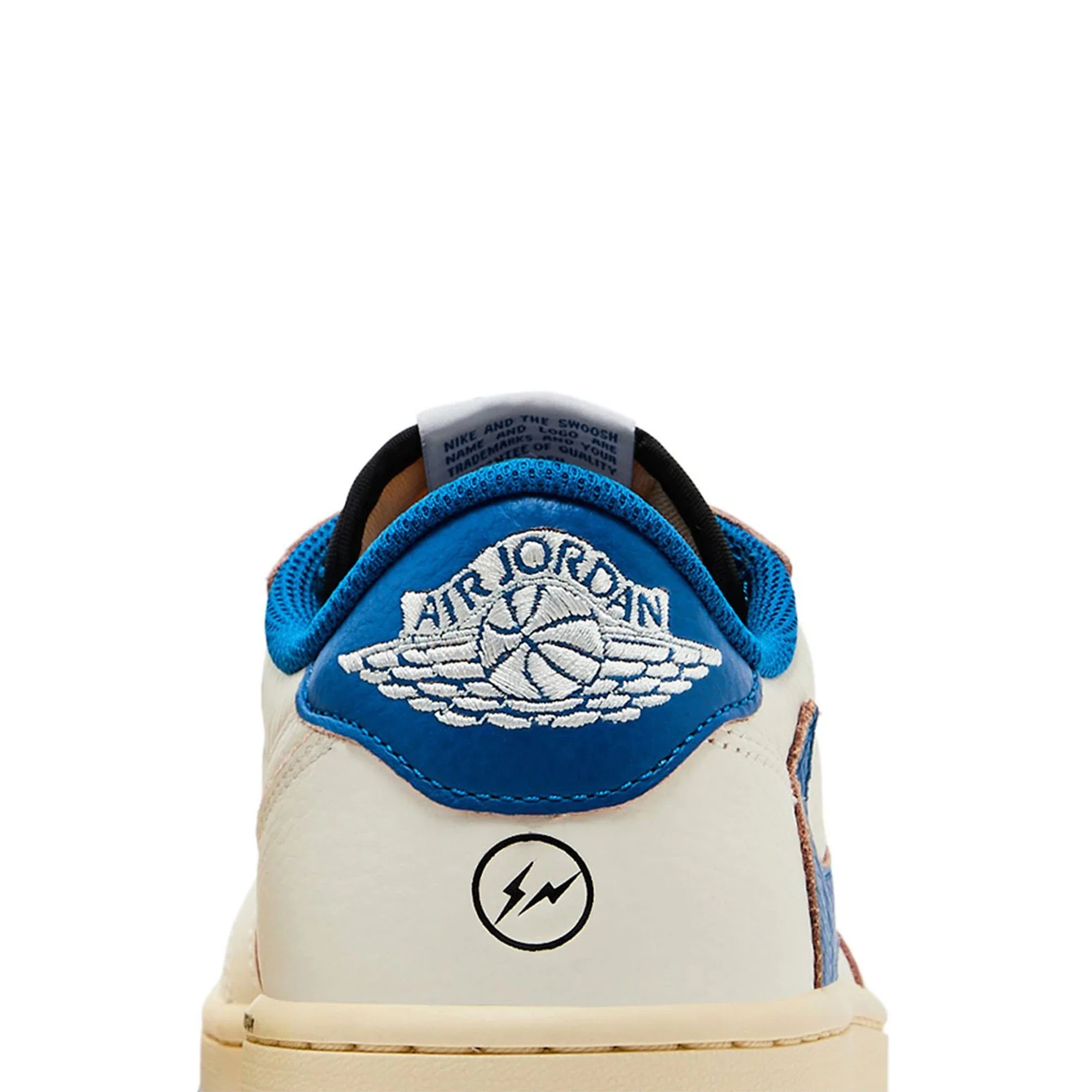 Air Jordan 1 Retro Low OG SP Fragment x Travis Scott 'Sail / Military Blue' (2025) - Image 6