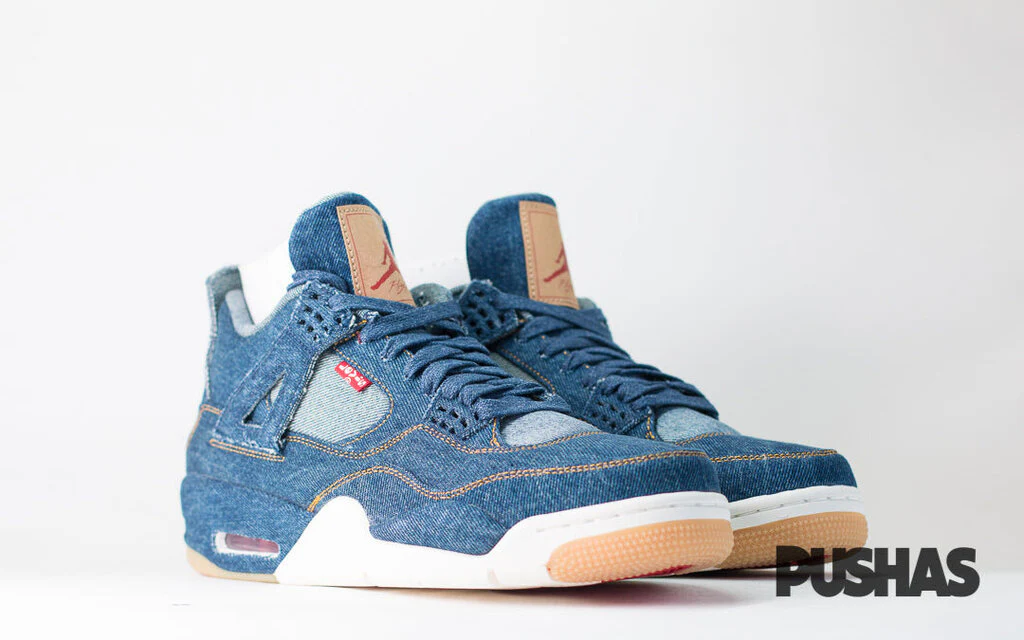 Air Jordan 4 x Levi's 'Denim' (New) - Image 2