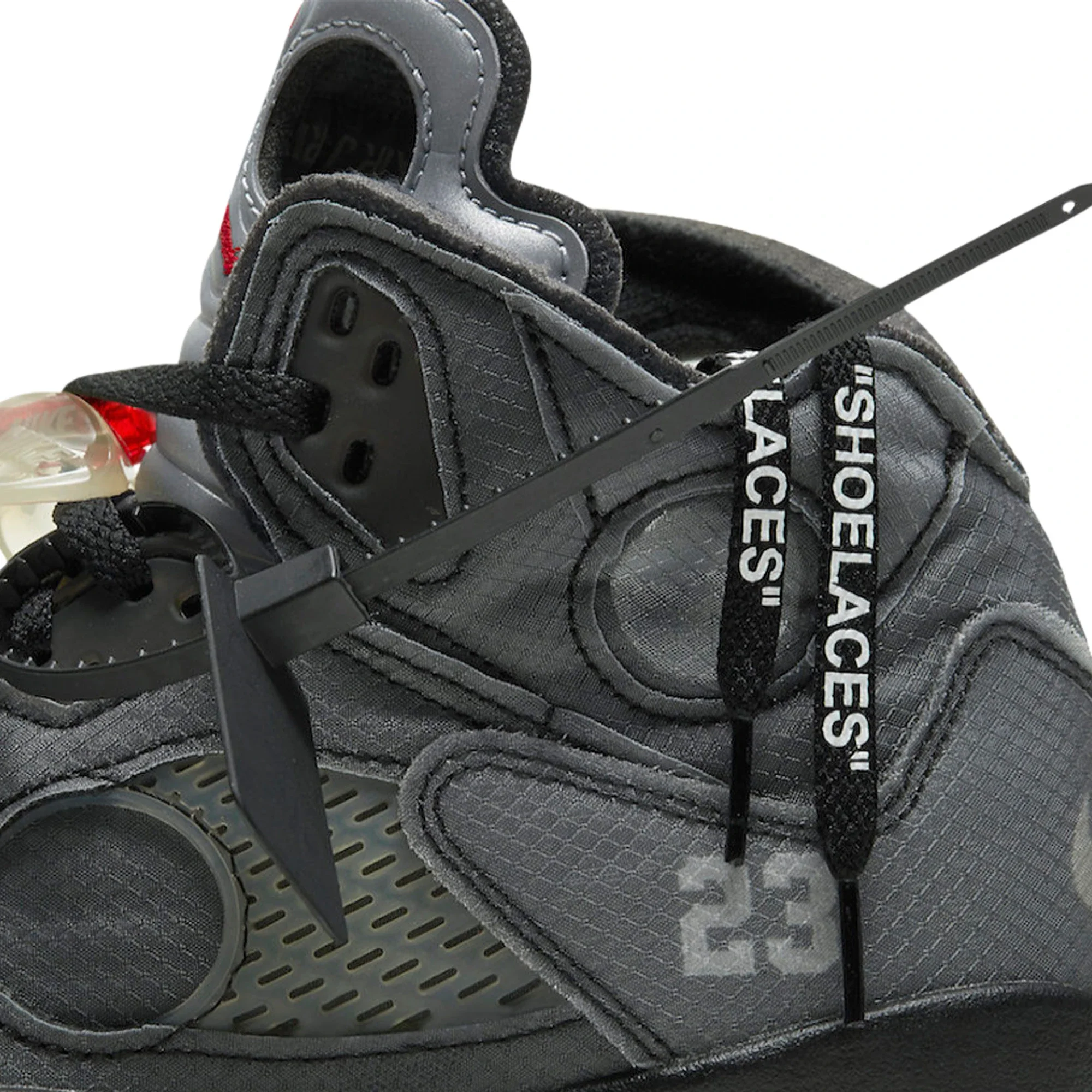 Air Jordan 5 x Off-White Black - Image 7