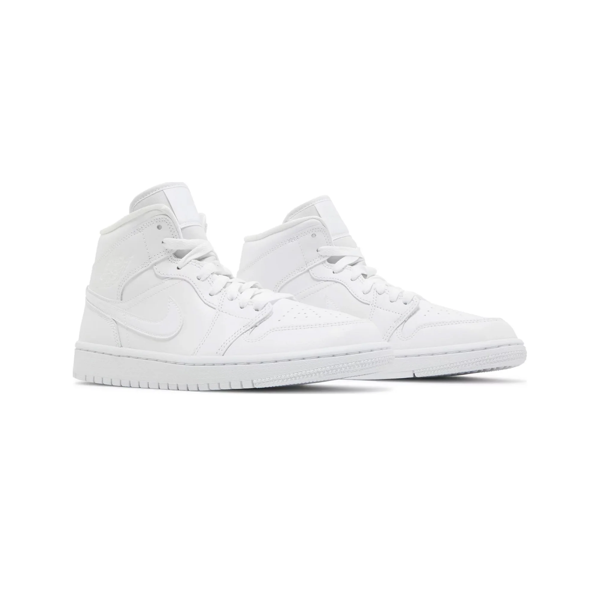 Air Jordan Mid 'Triple White' Women's (2022) - Image 2