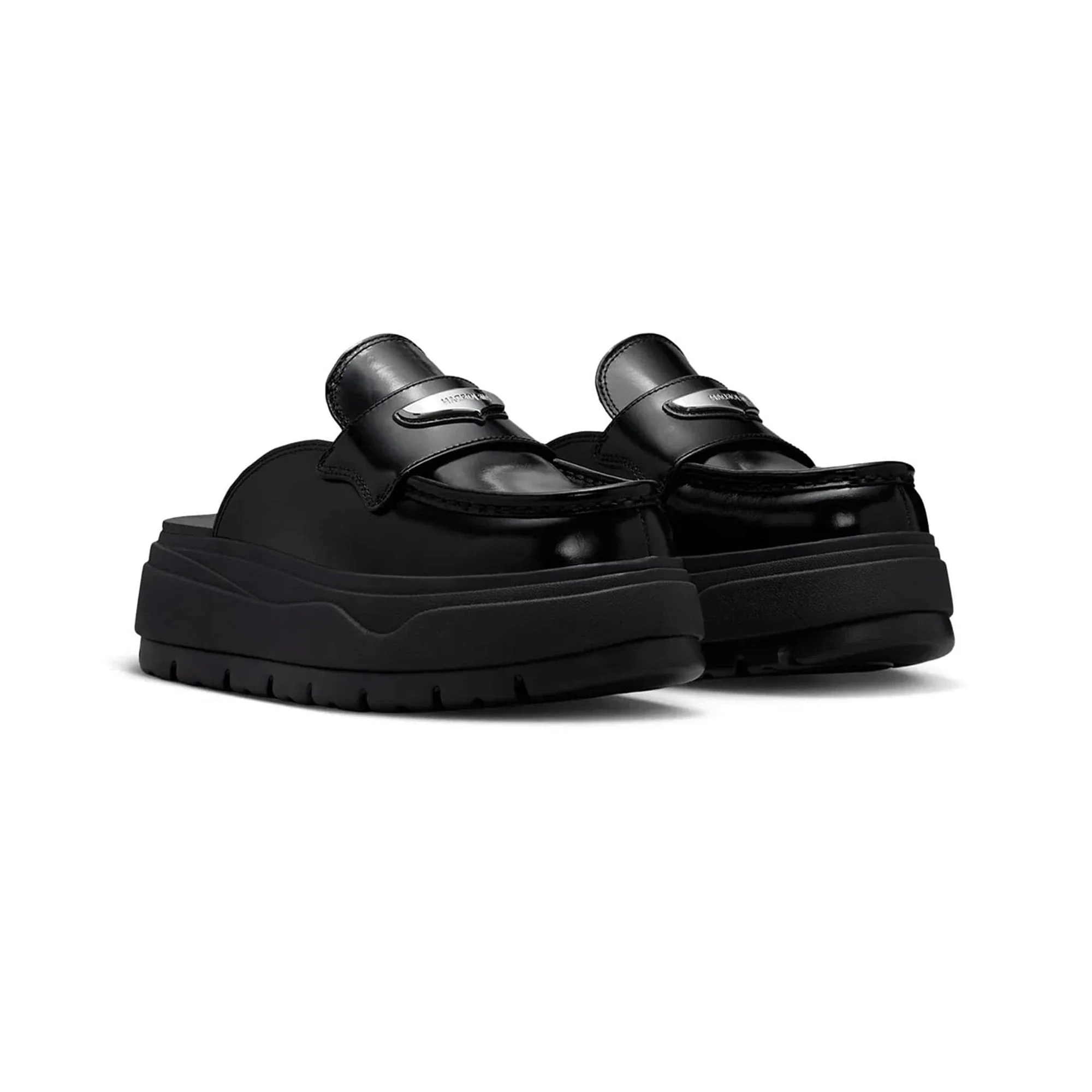 Air Jordan Mule 'Black Metallic Silver' Women's (2025) - Image 2