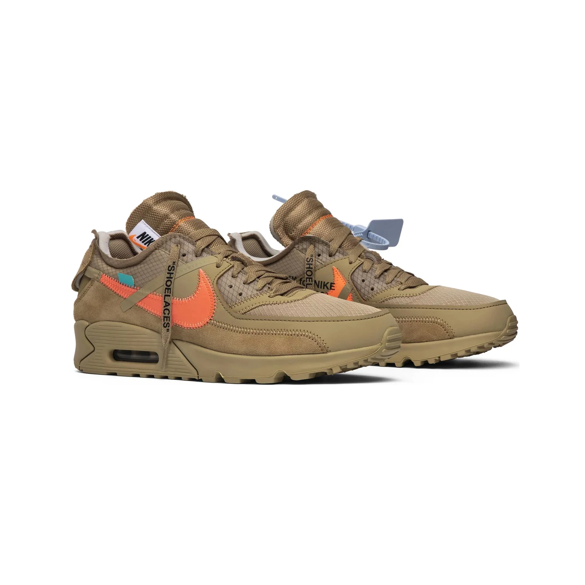 Air Max 90 x Off-White 'Desert Ore' (New) - Image 2