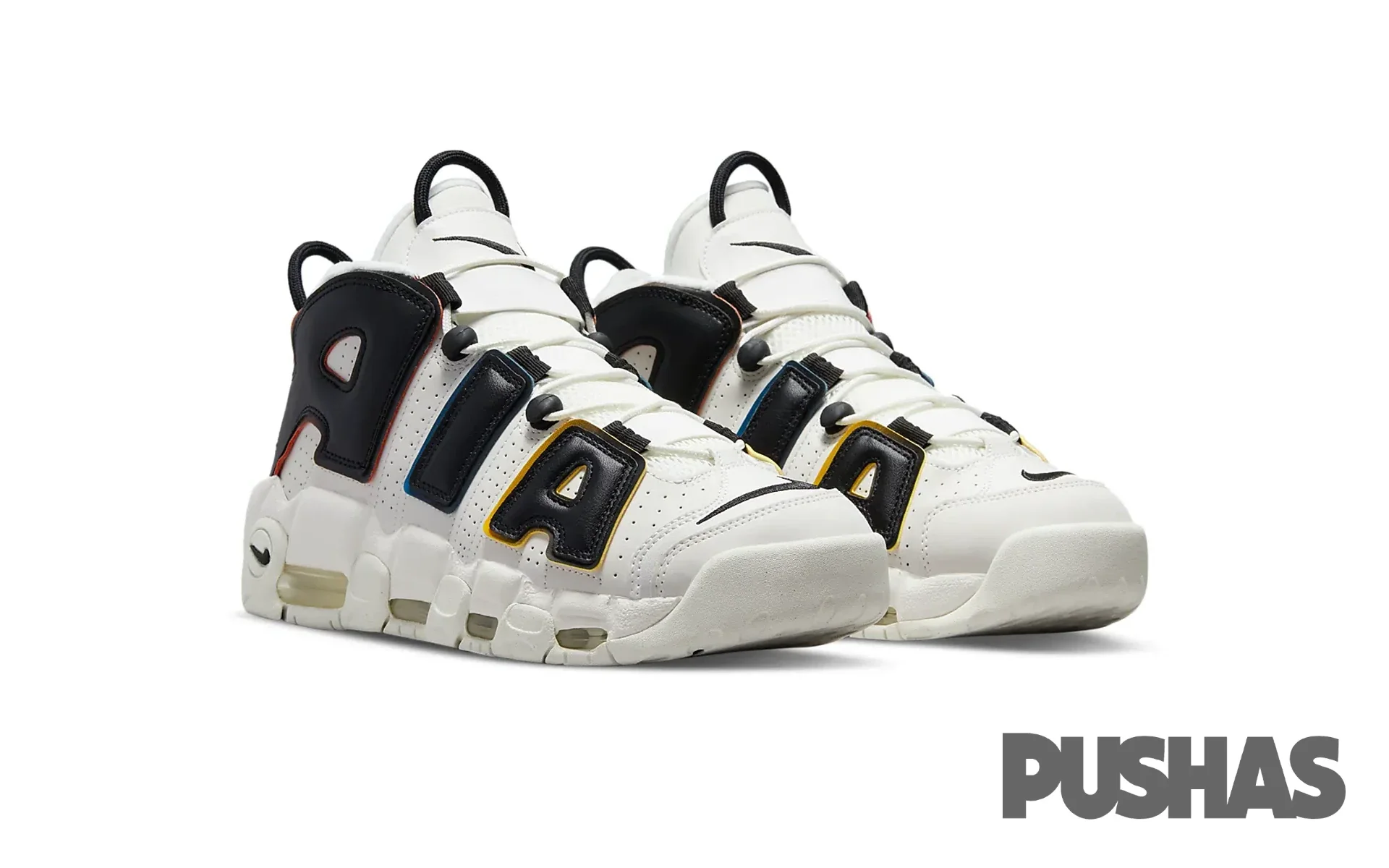 Nike Air More Uptempo 96 'Trading Cards Primary Colors' (2022) - Image 2