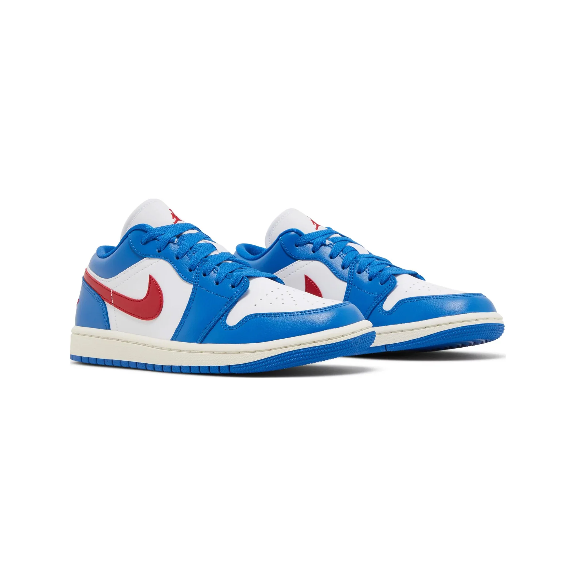 Air Jordan 1 Low 'Sport Blue Gym Red' Women's (2023) - Image 2