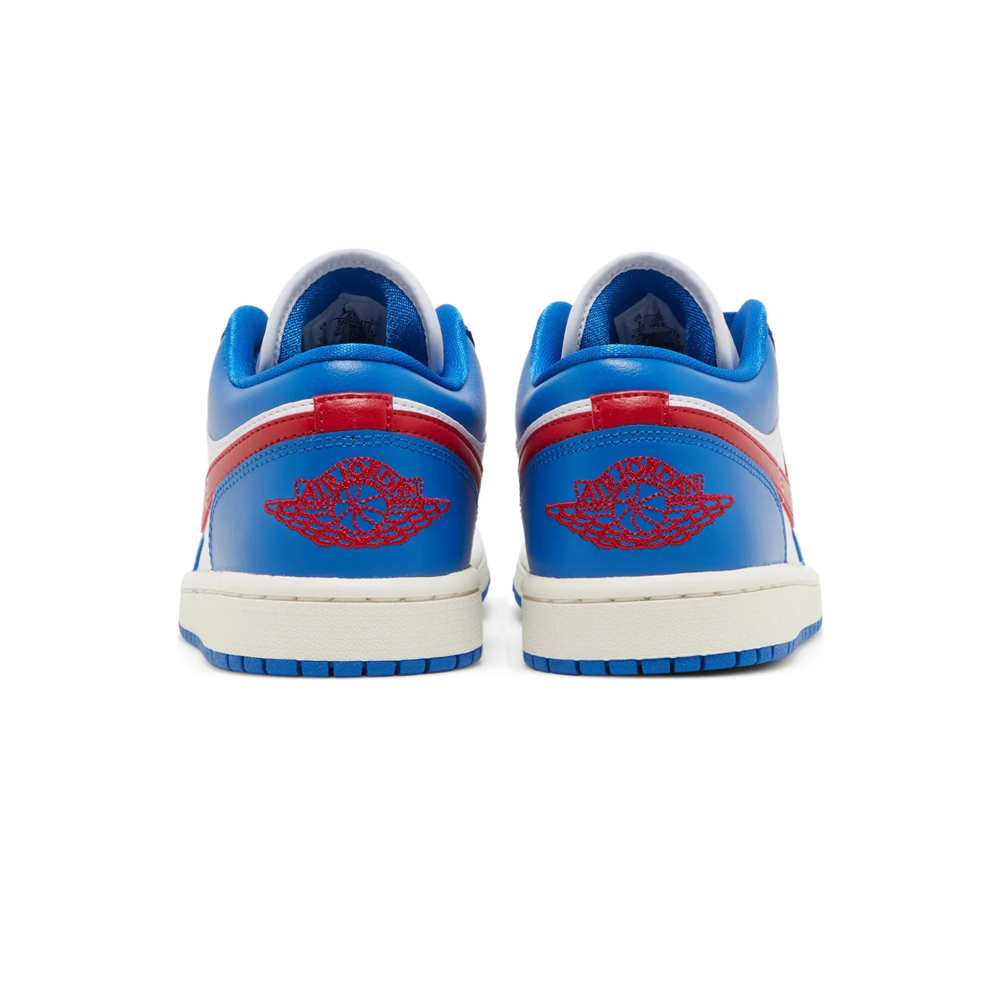 Air Jordan 1 Low 'Sport Blue Gym Red' Women's (2023) - Image 4