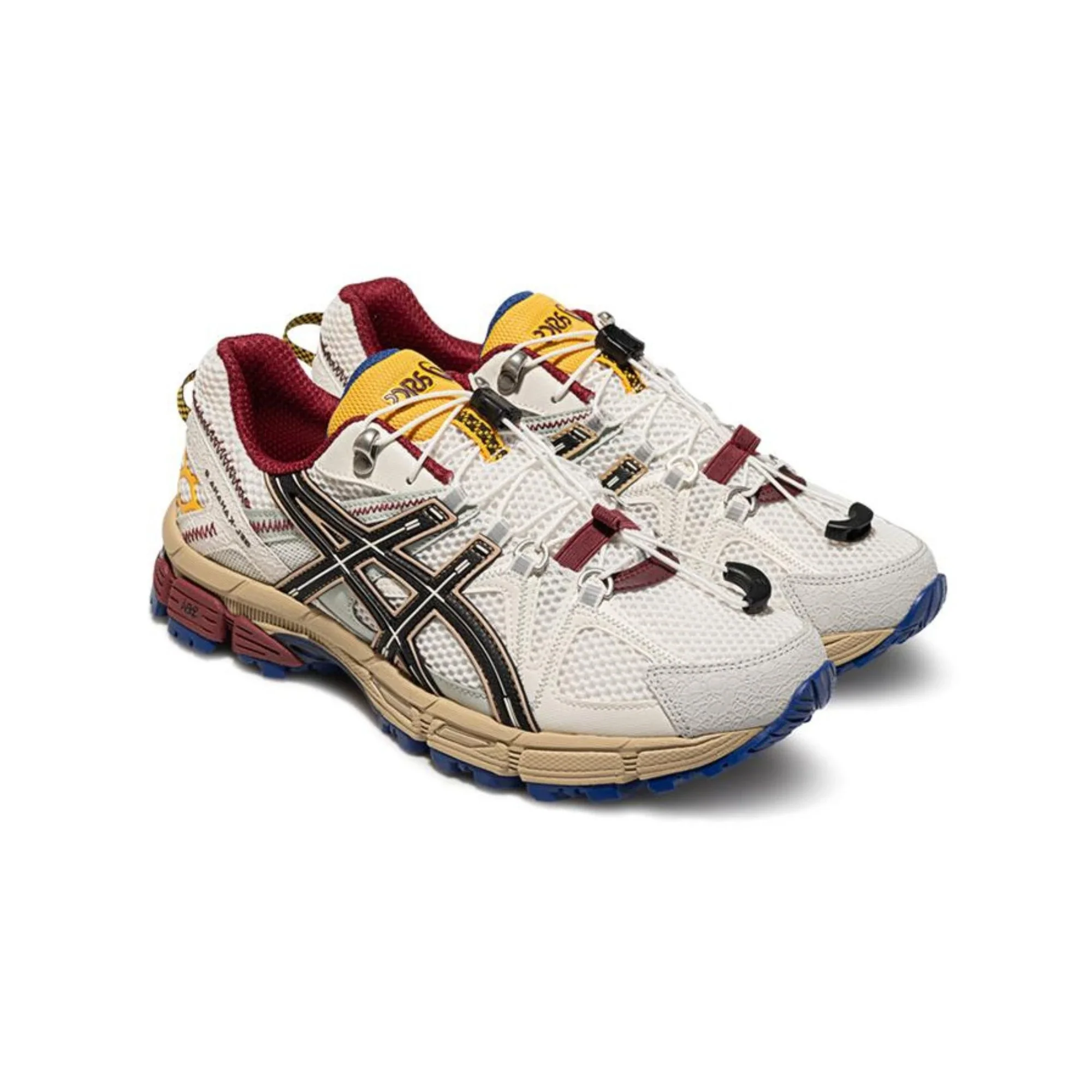 ASICS GEL-Kahana 8 'White/Maroon/Yellow/Blue' - Image 2