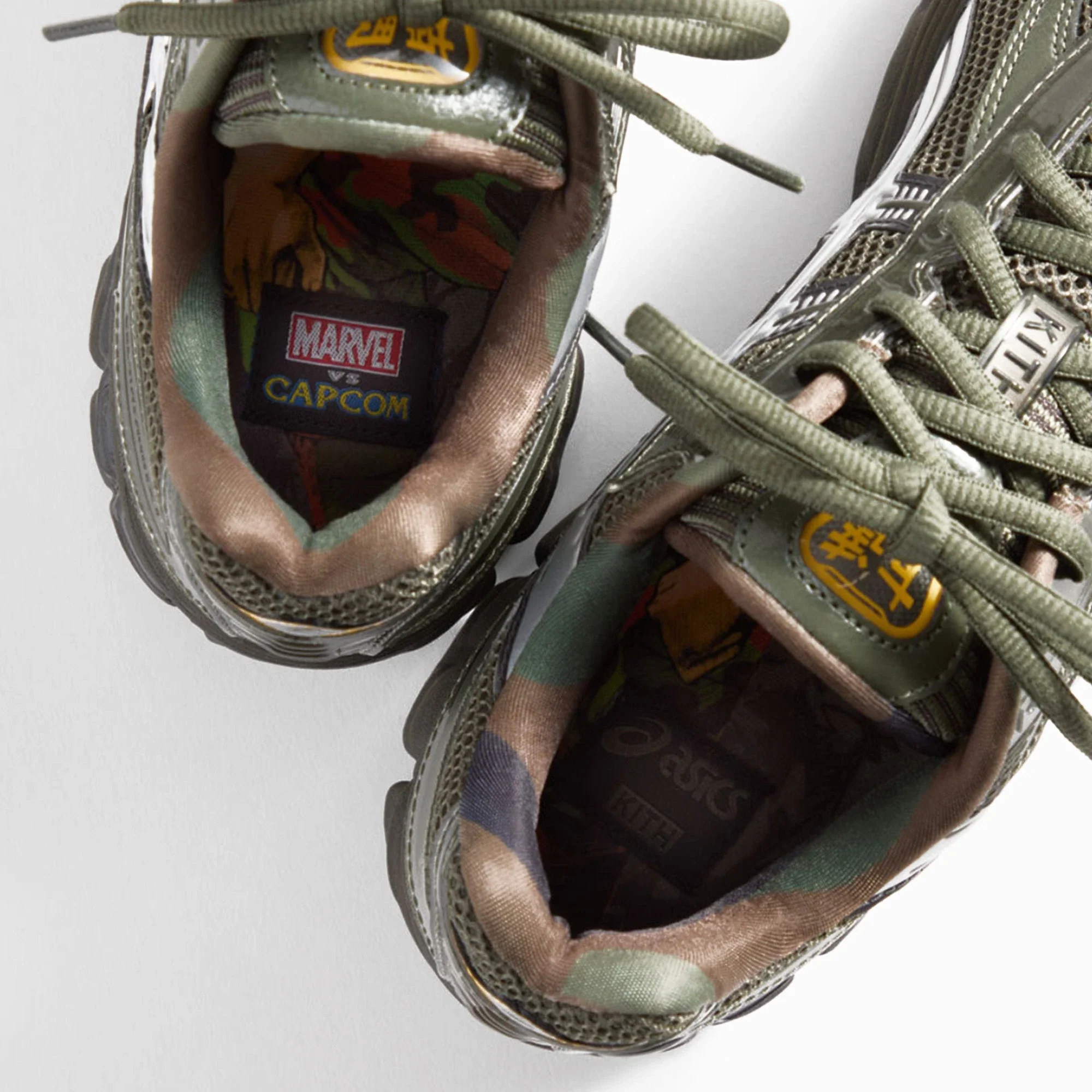ASICS Gel-Kayano 12.1 Kith Marvel vs. Capcom 'Captain America vs. Guile Double Box' (2025) - Image 11