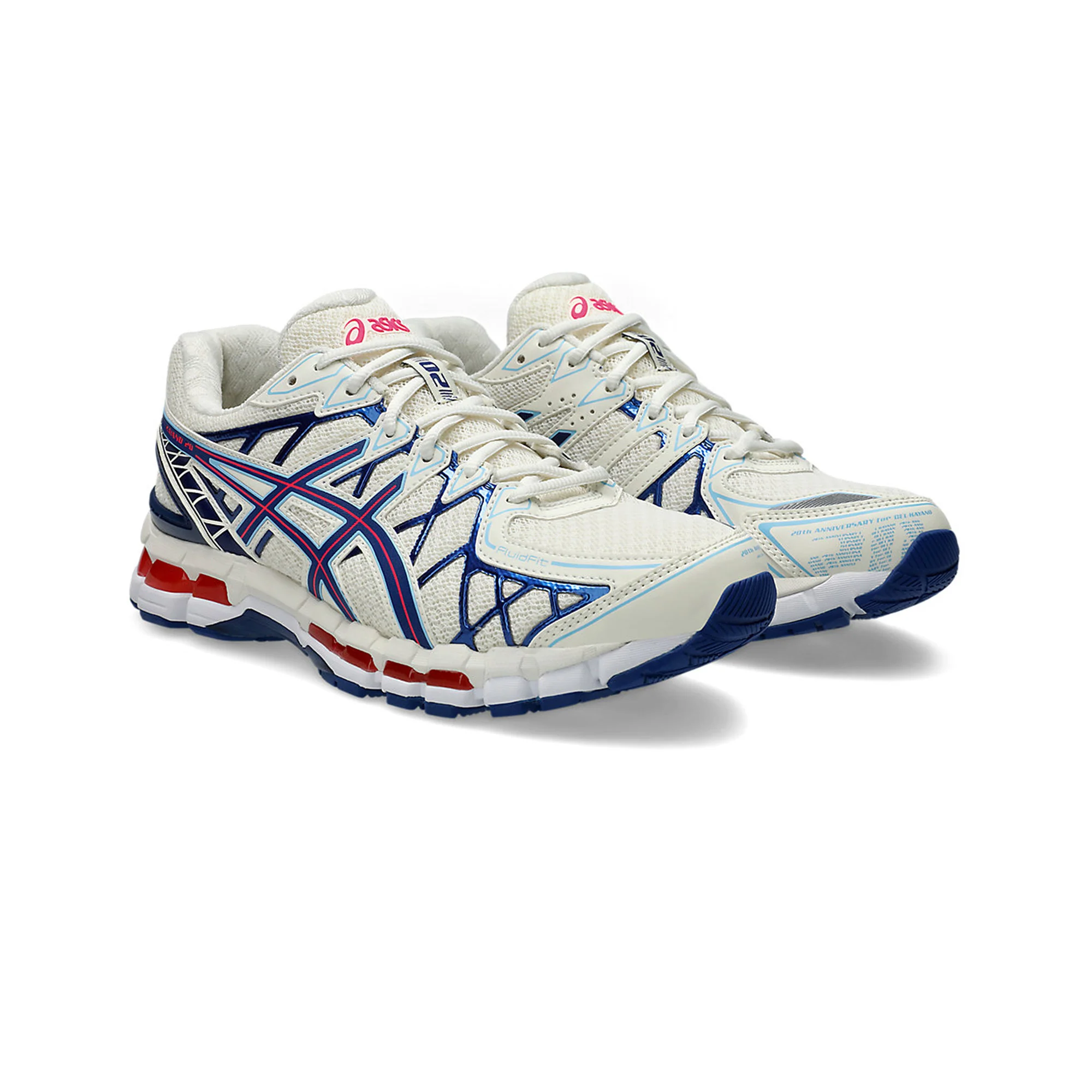 ASICS Gel-Kayano 20 'Cream Blue Red' (2025) - Image 2