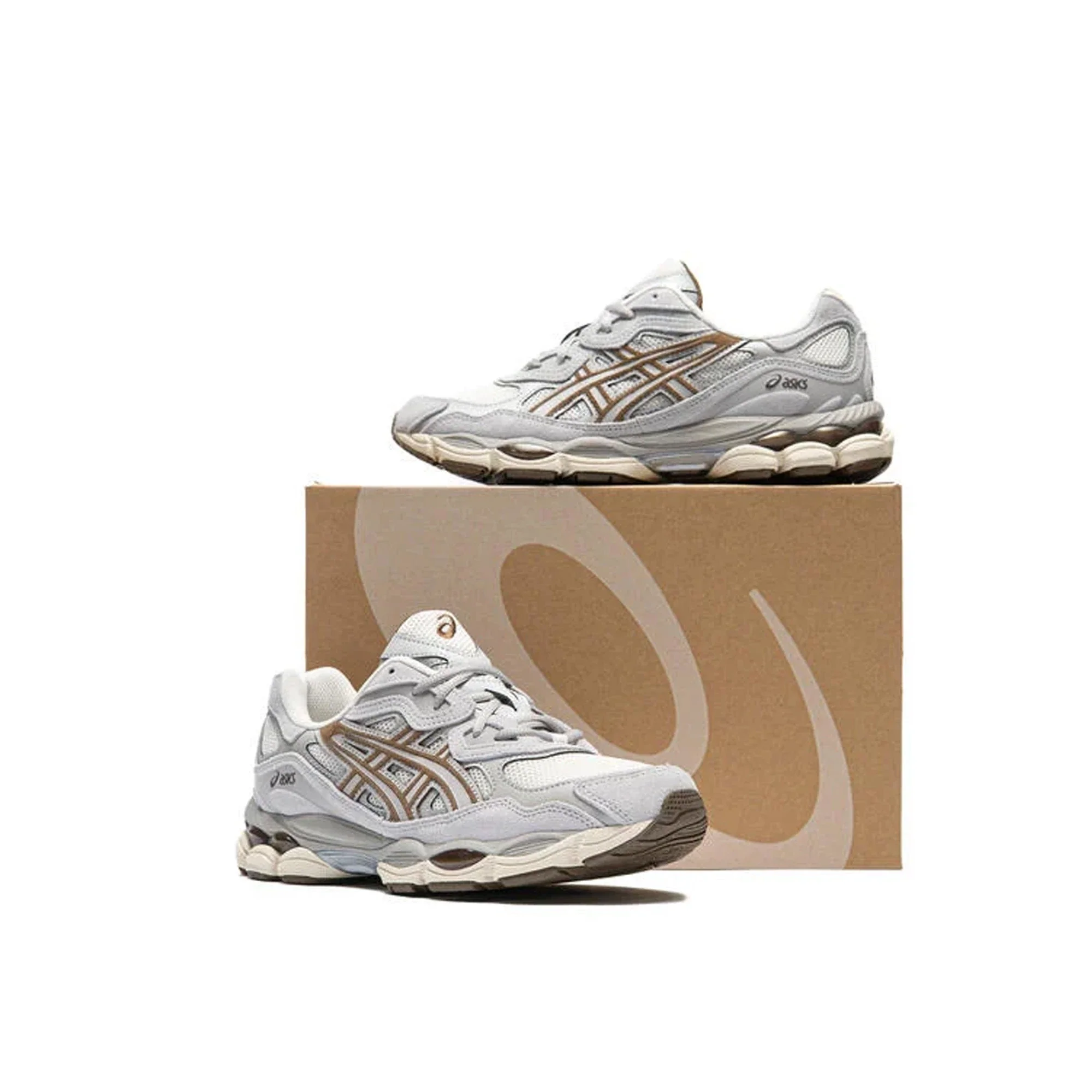 ASICS GEL-NYC 'Cream / Cement Grey' - Image 8