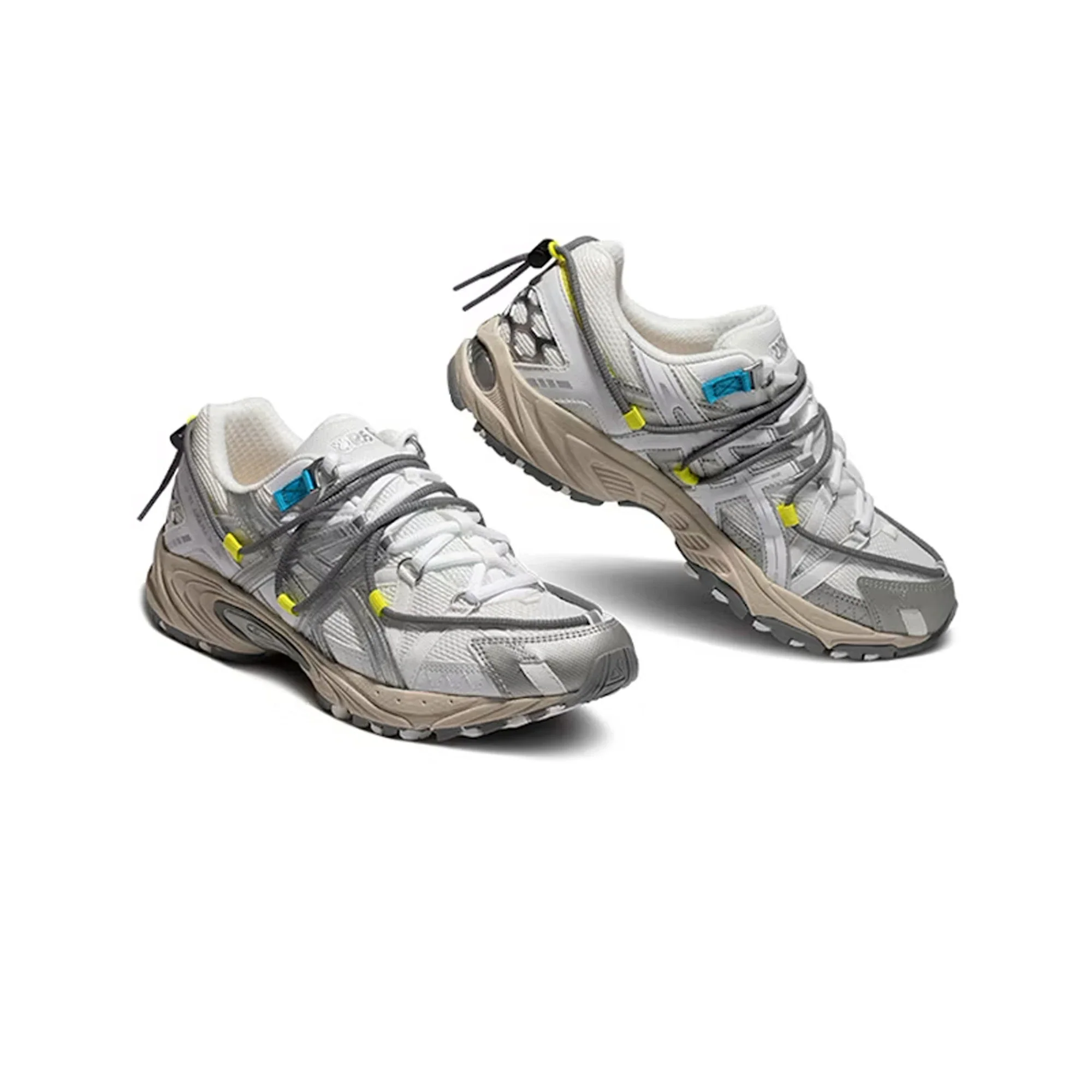 ASICS Kahana TR V2 'White / Frey / Yellow-Blue' (2022) - Image 2