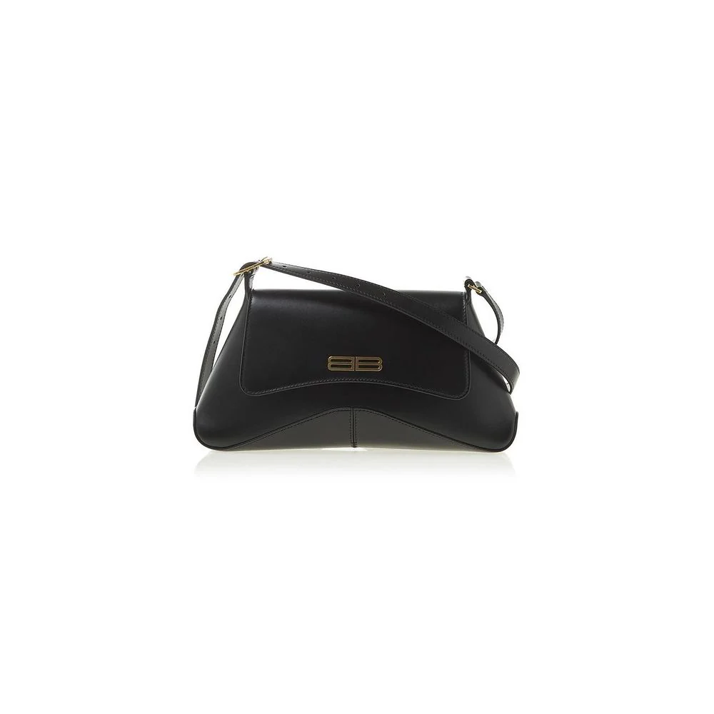 Balenciaga Smooth Leather Crossbody Bag with Antiqued Gold Hardware - Image 2